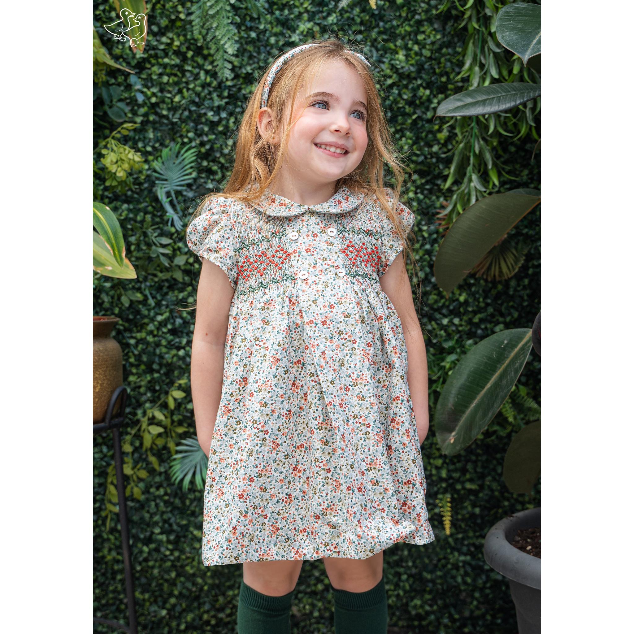 Vestido Nido Abeja Forest