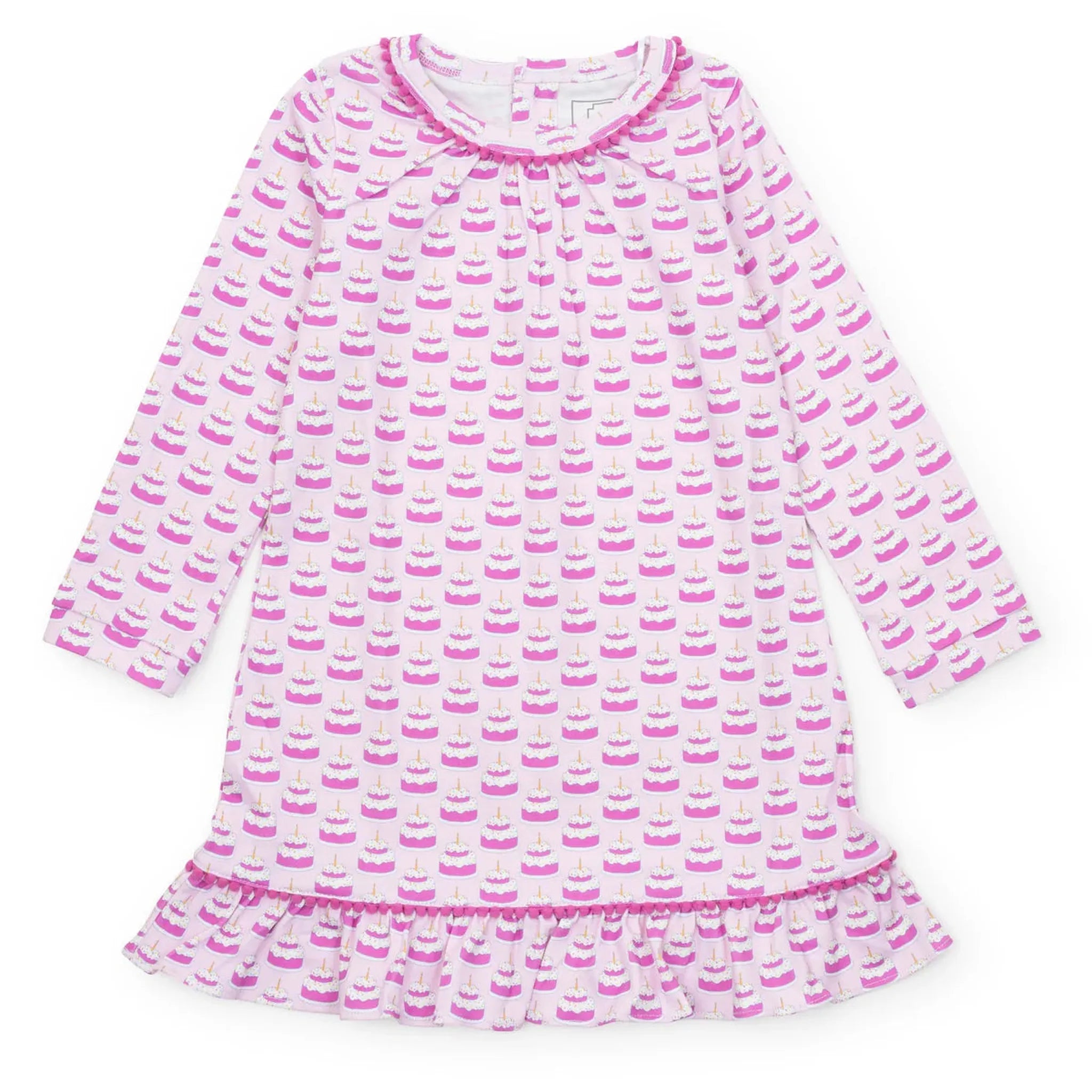 Carlin Girls' Dress - Birthday Cake Pink
