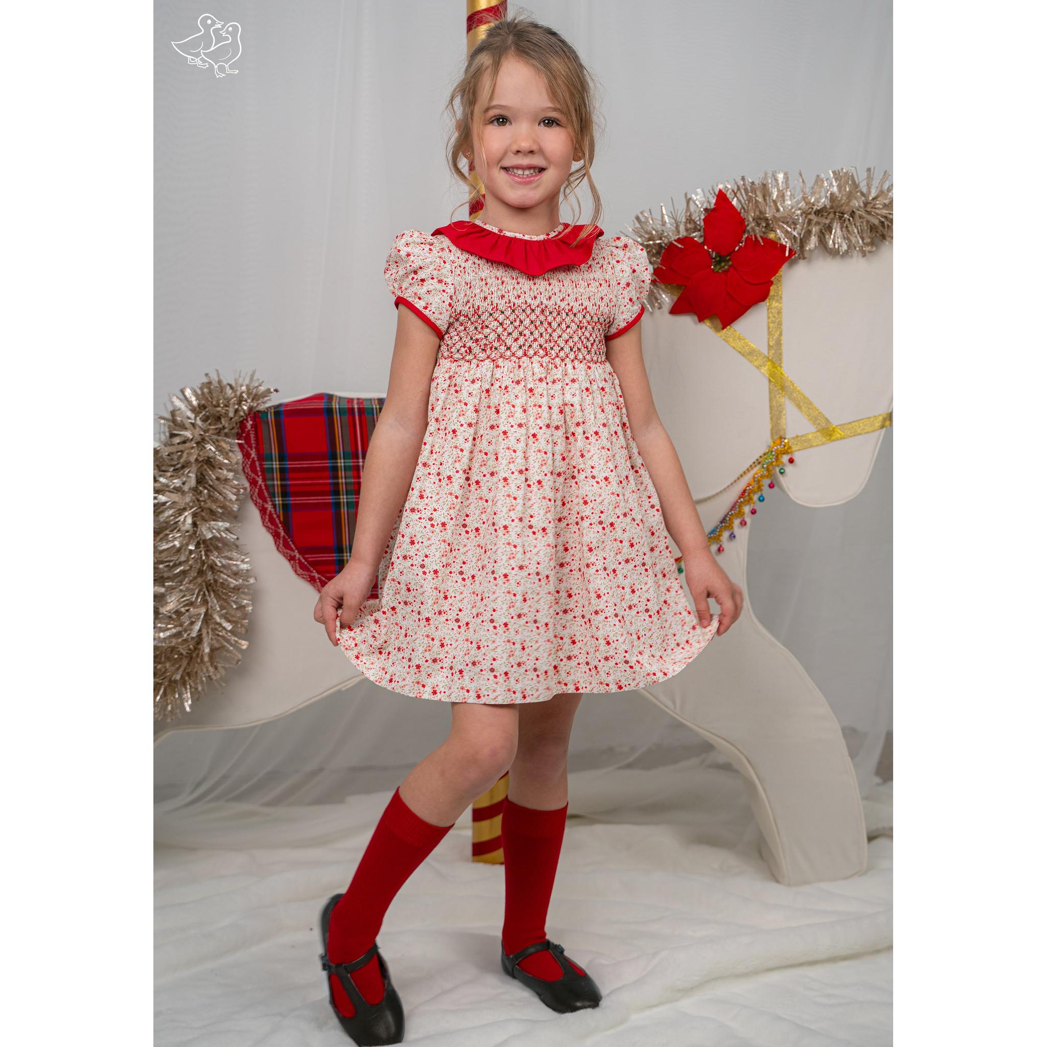 Vestido Nido Abeja Xmas