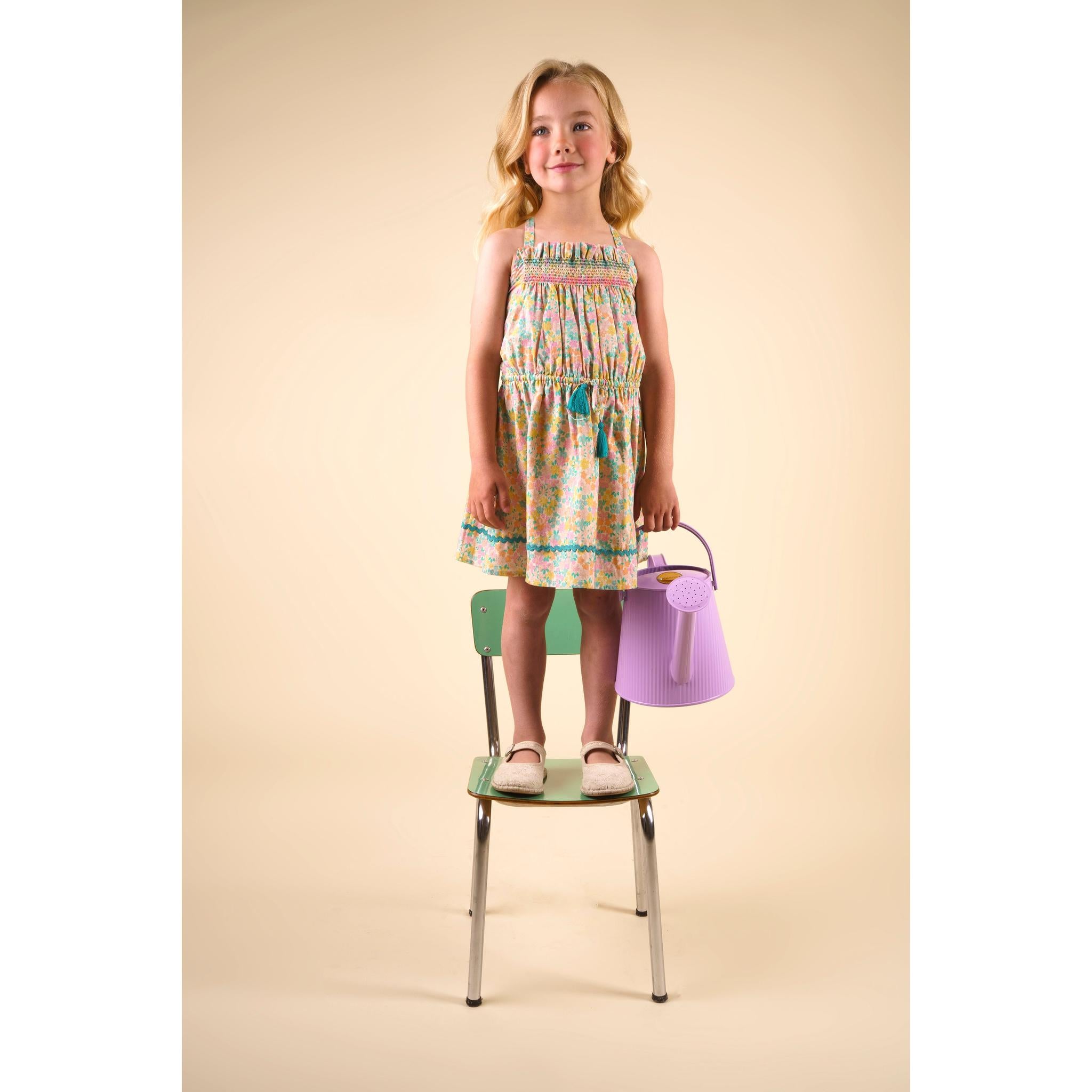 Alisson Dress - EMMA FLORAL MINT PRINT