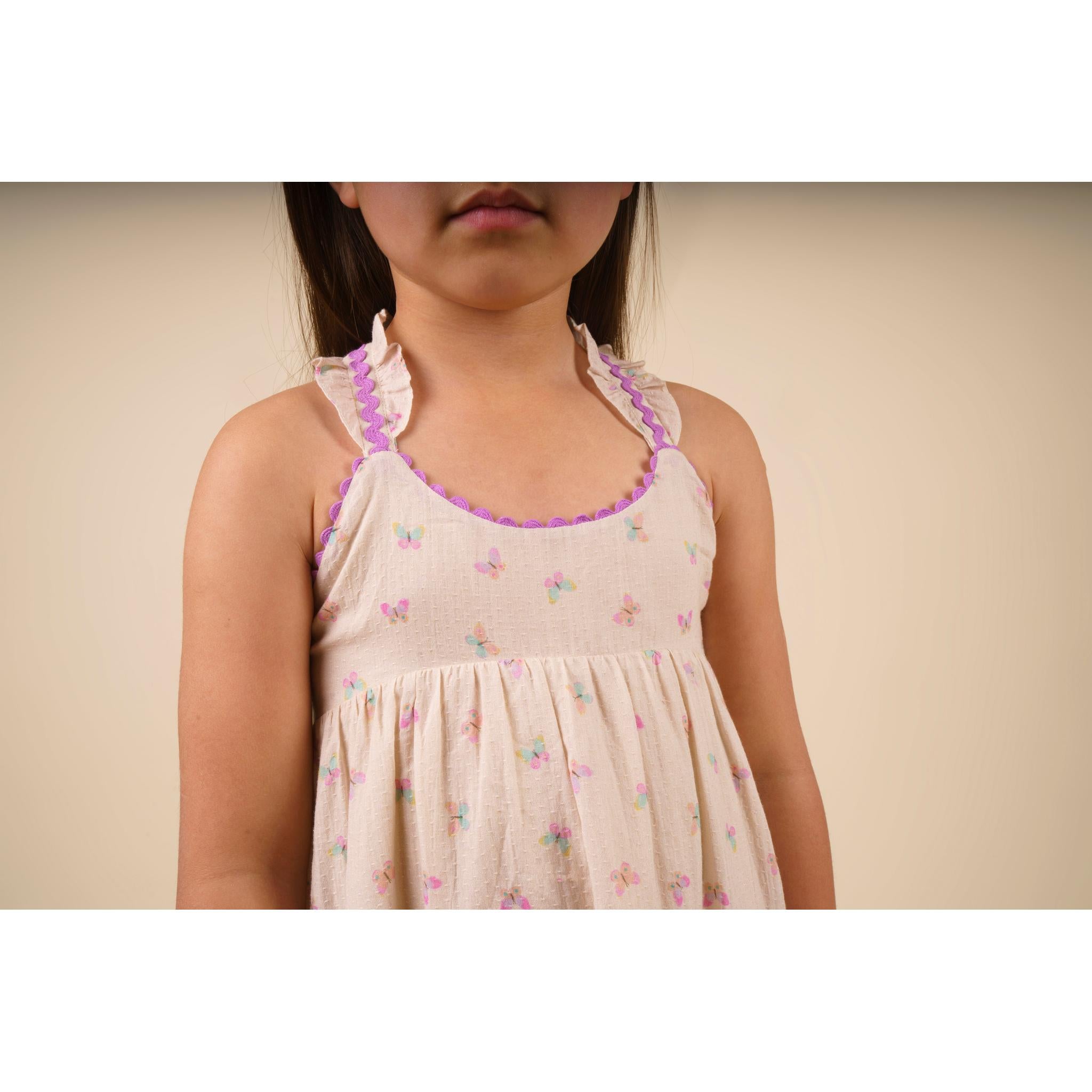 Laura Dress - BUTTERLIES PRINT