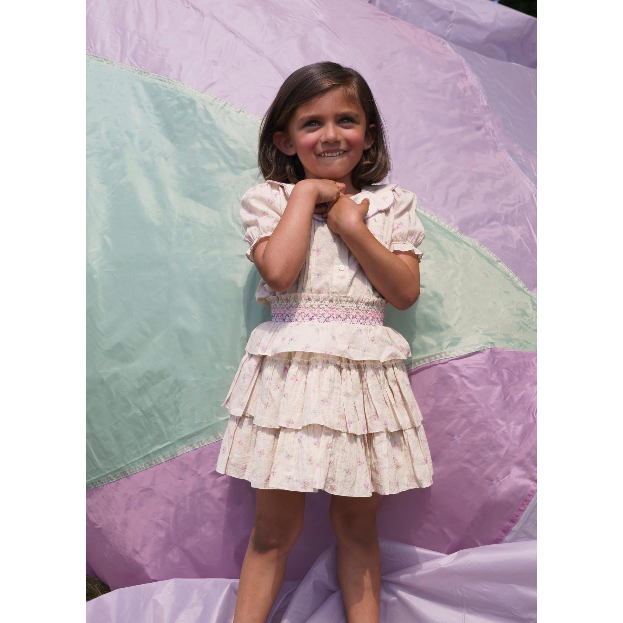 Camelia Skirt Set - BUTTERLIES PRINT