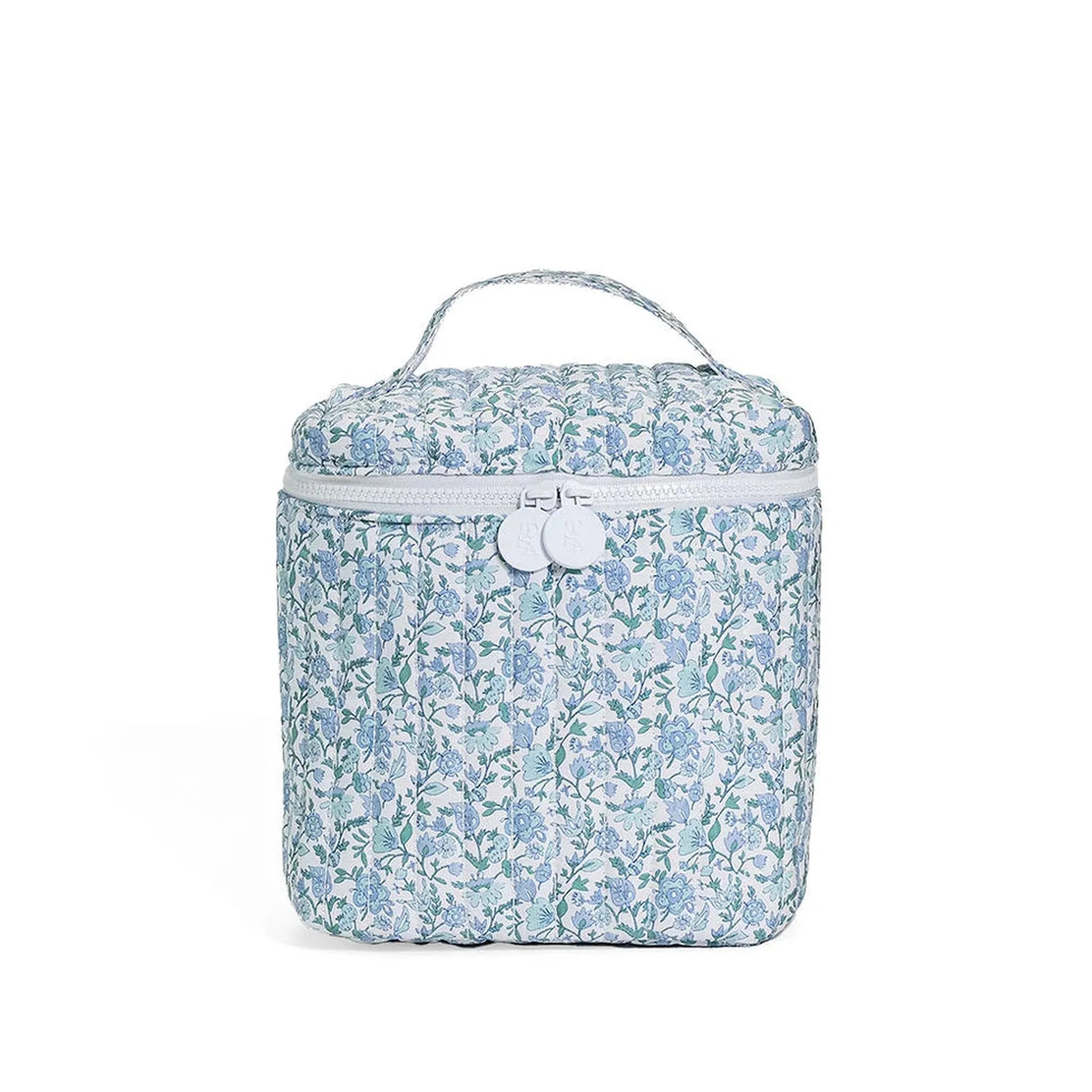 QUILTED GO GO LUNCH INSULATED BAG - HAMPTONS FLORAL