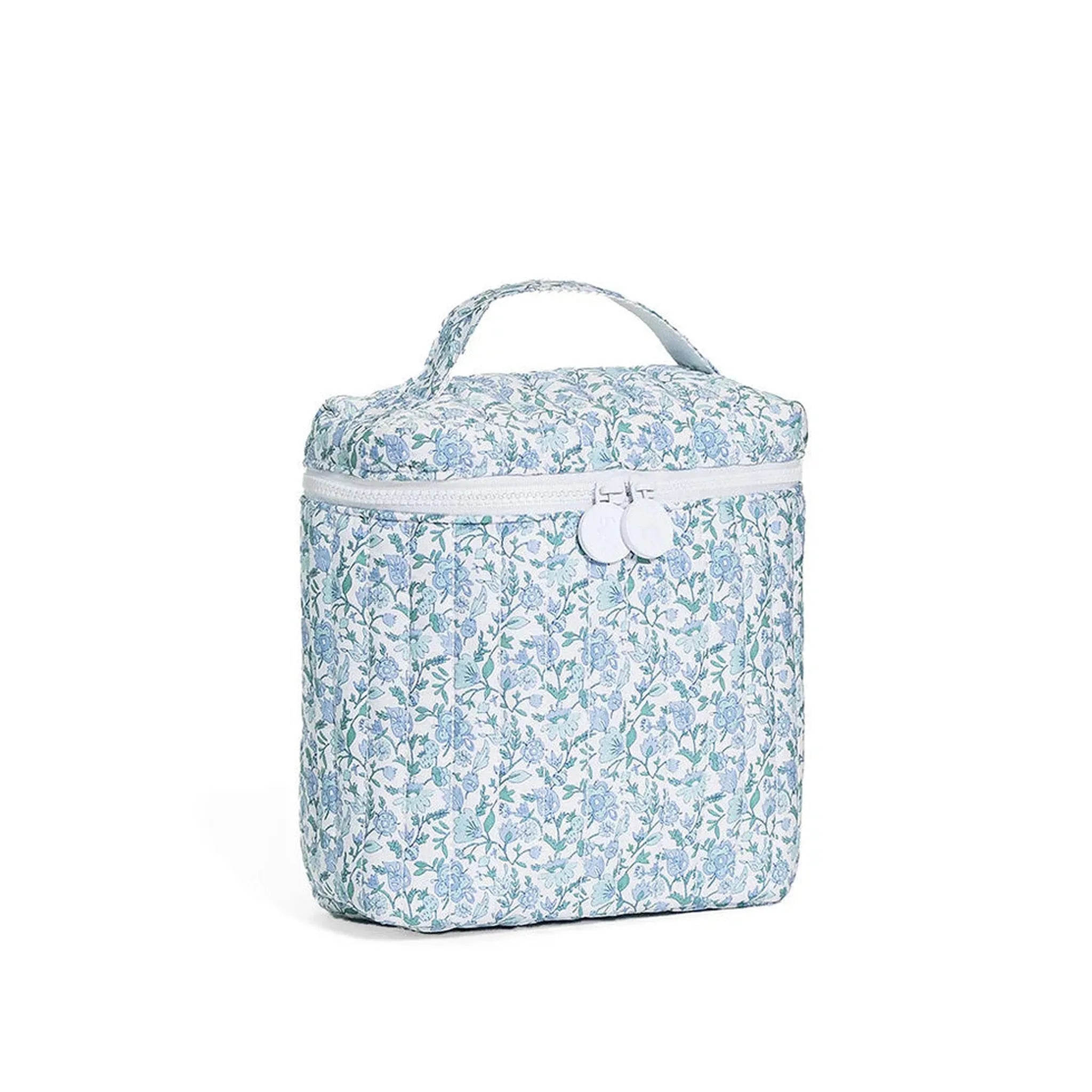 QUILTED GO GO LUNCH INSULATED BAG - HAMPTONS FLORAL