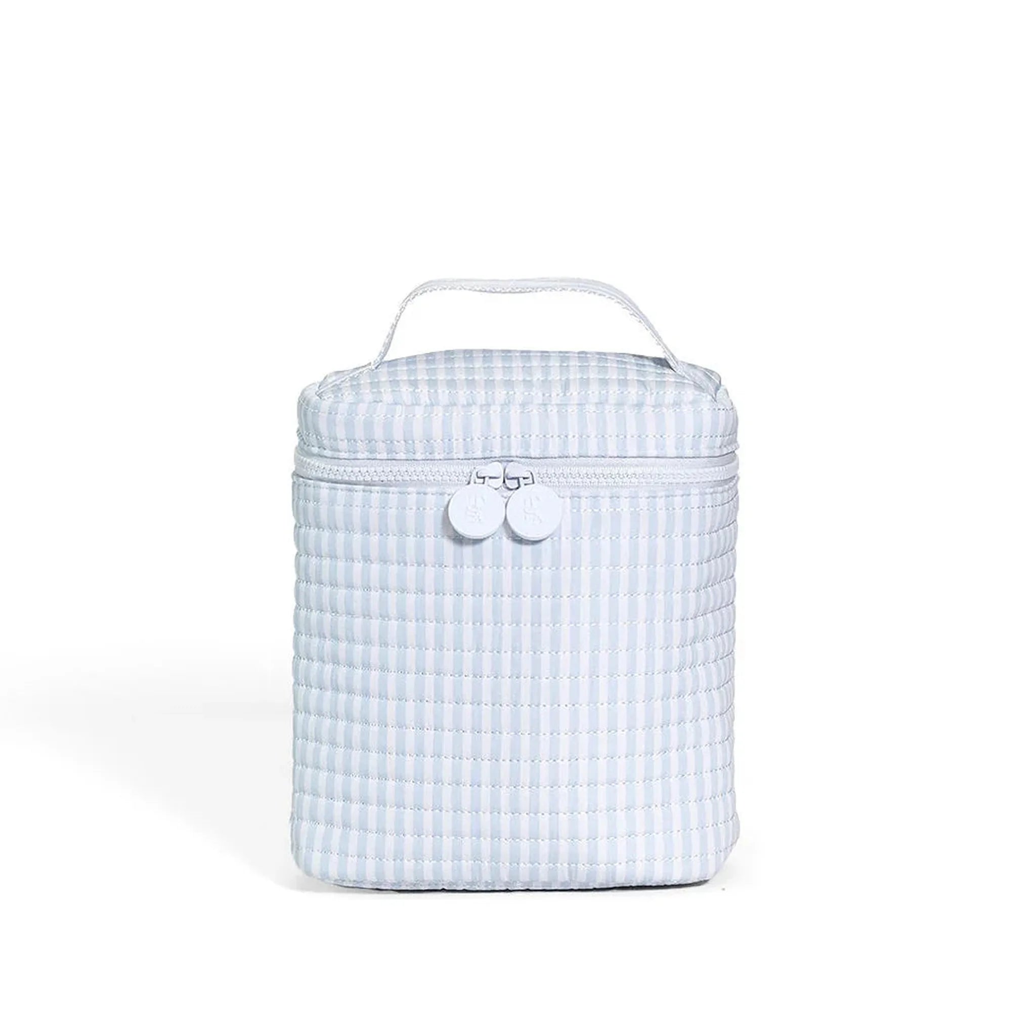 QUILTED GO GO LUNCH INSULATED BAG - PIMLICO STRIPE BLUE