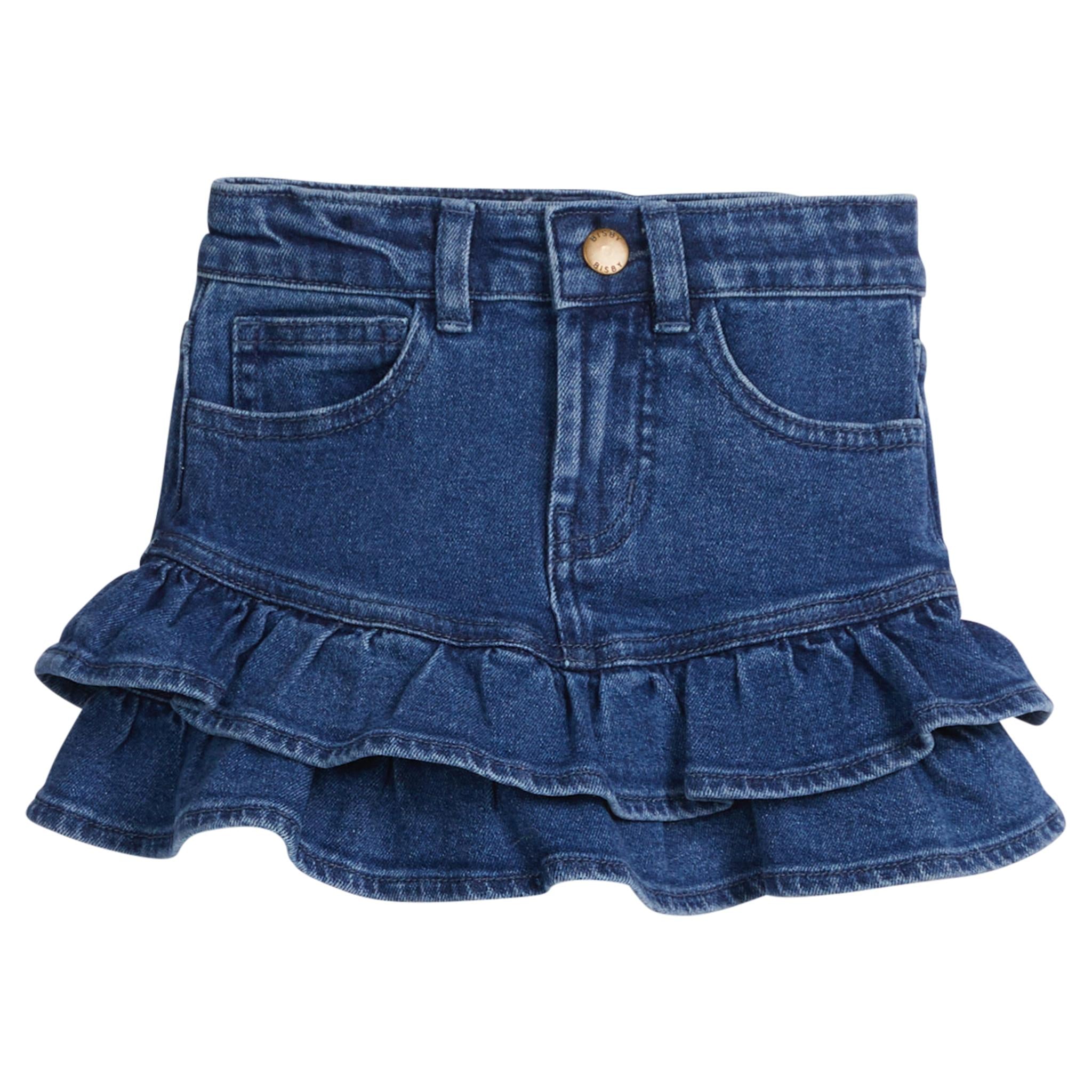 Denim Skirt - Denim Blue