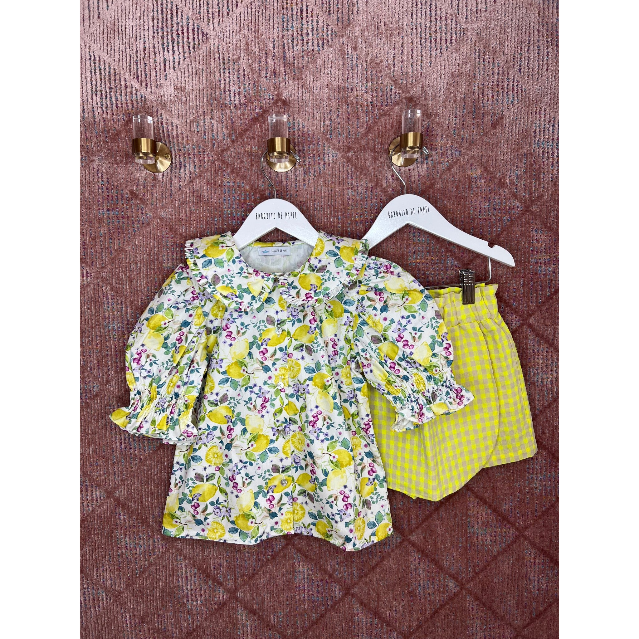 Lemon Skort Set