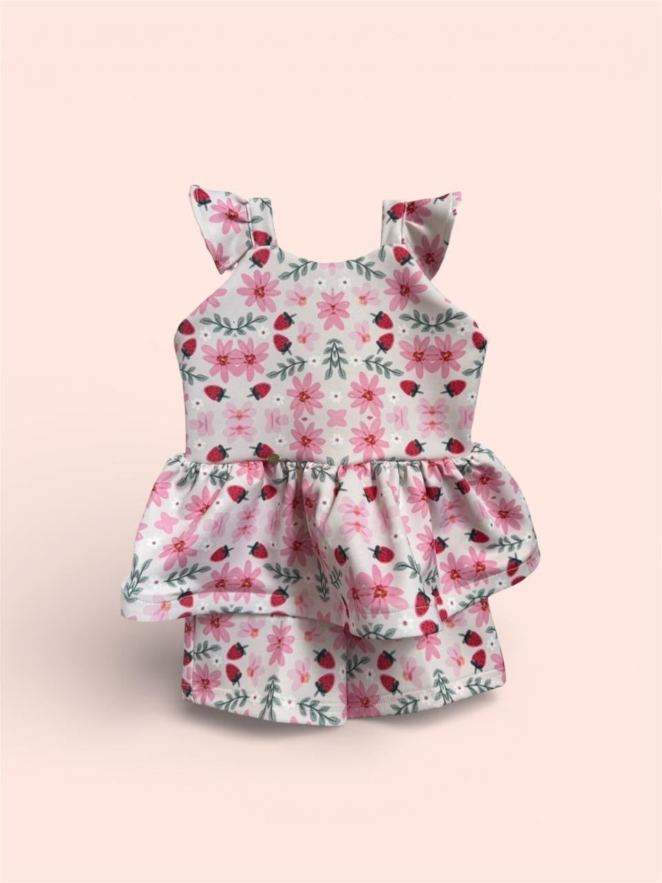 Marivel Short Set - Strawberries