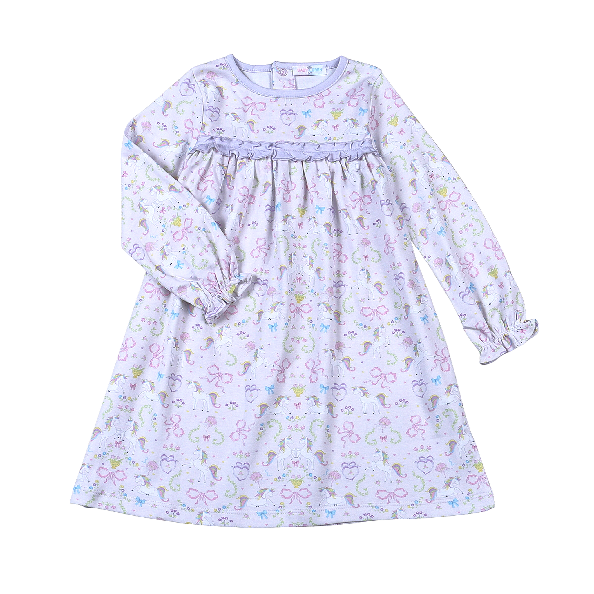 Unicorns Pima Nightgown