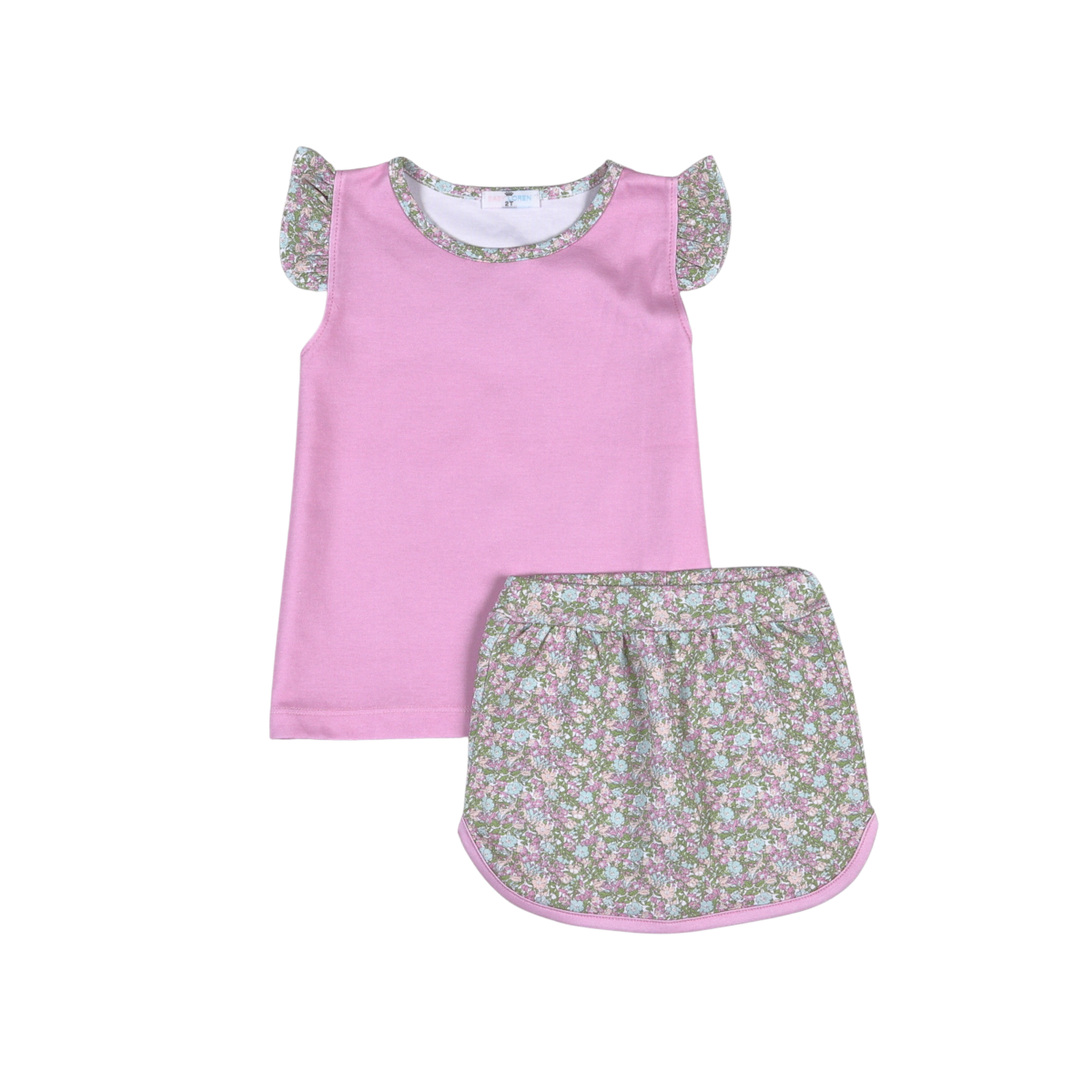 Eve Floral Skort Set