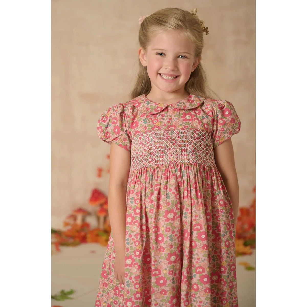 Hand-Smocked Girls Dress - Emerson