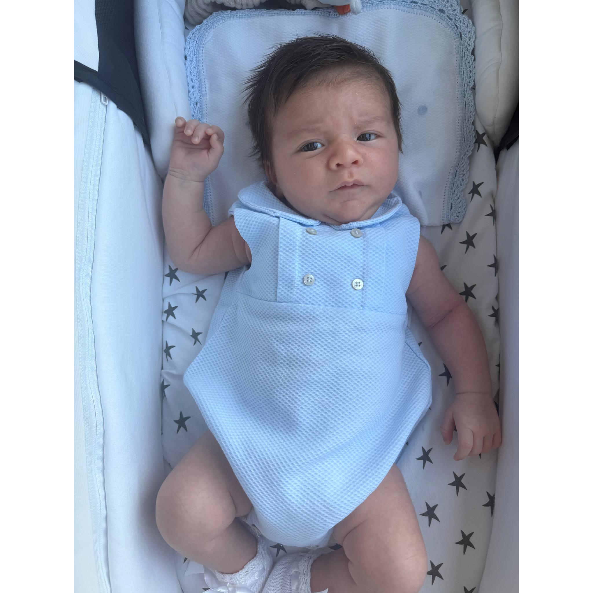 Lennon Pique Romper