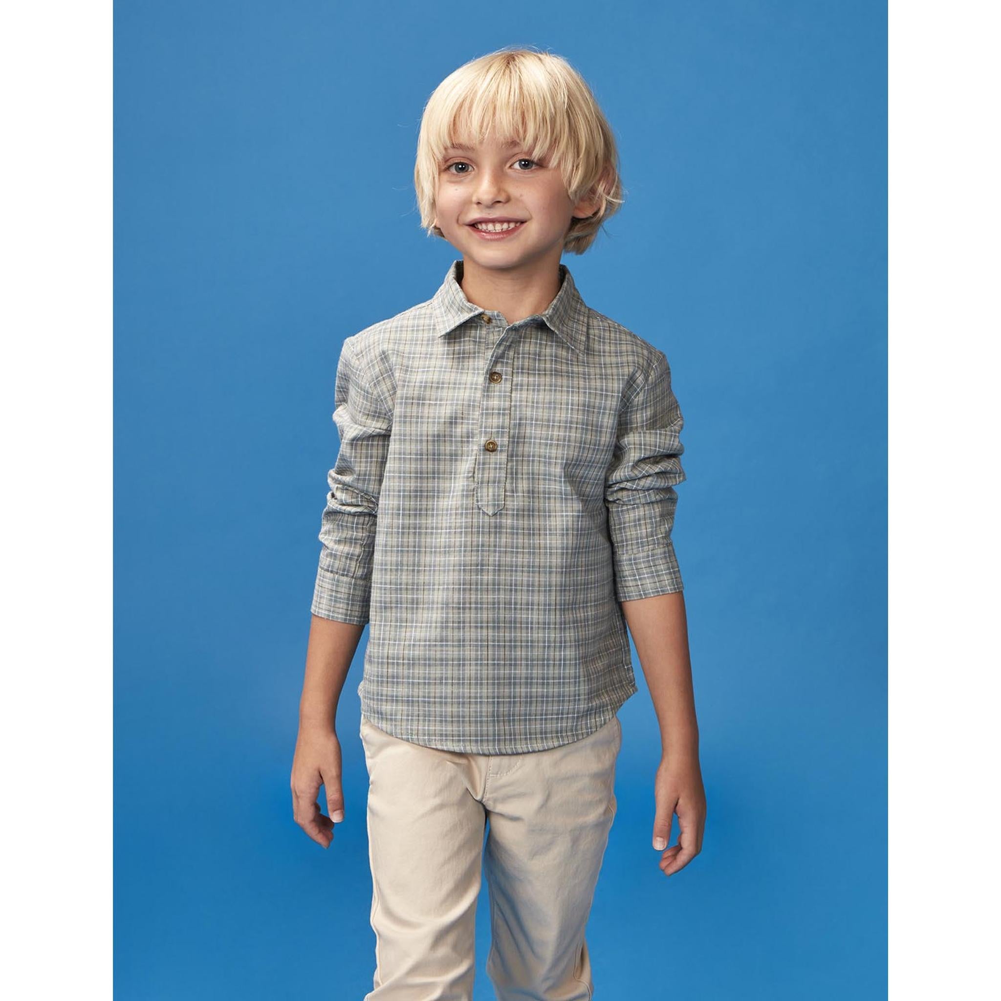 Camisa cuadros verde + Cargo Short