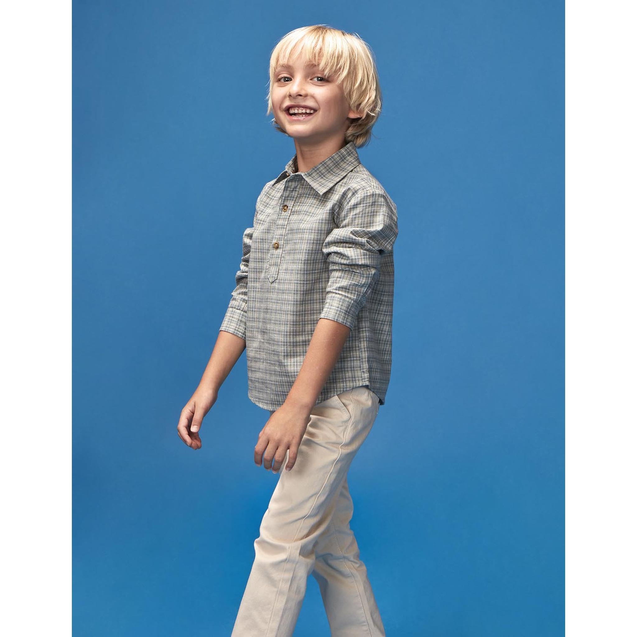 Camisa cuadros verde + Cargo Short