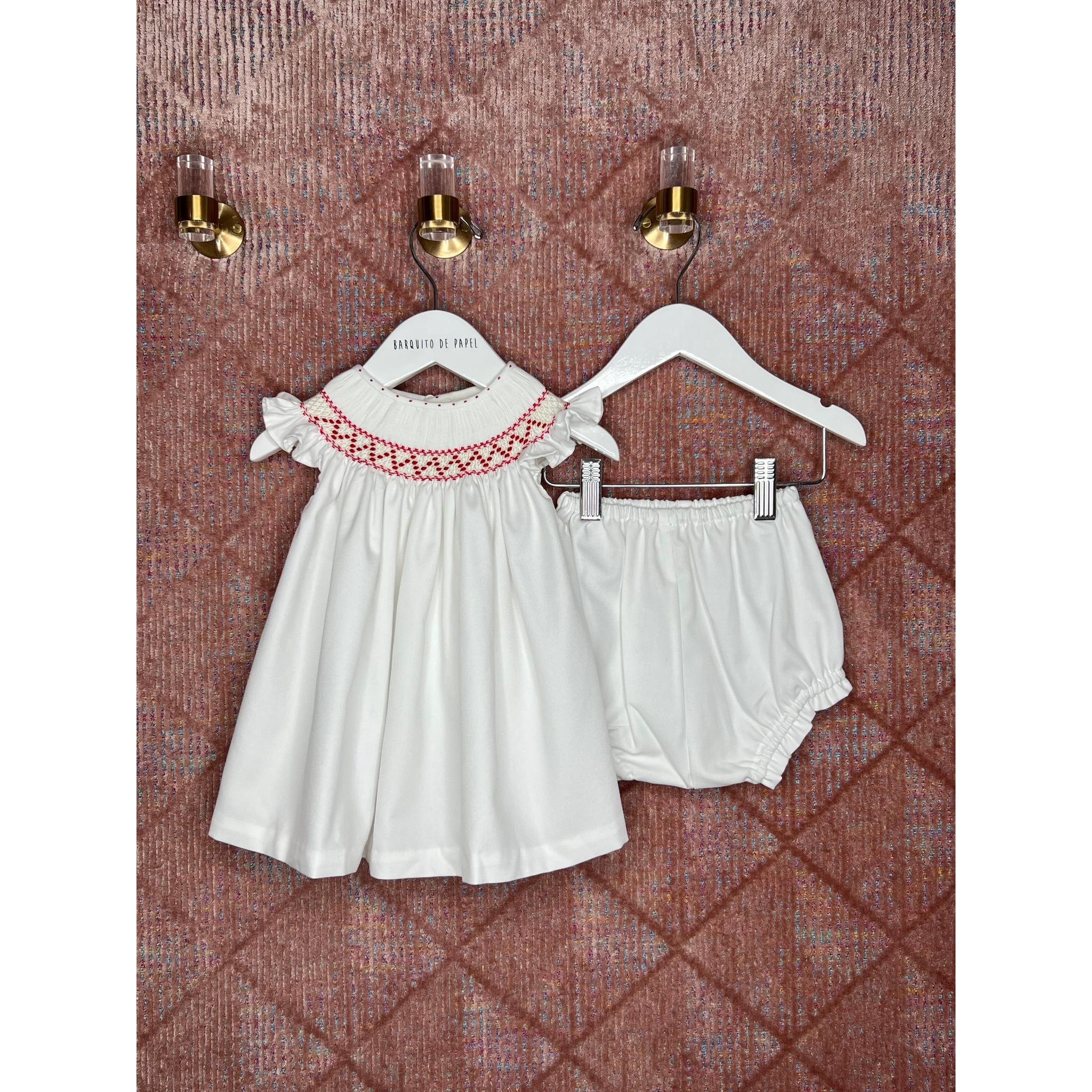 Jesusito Mini Aletas Smock Rojo