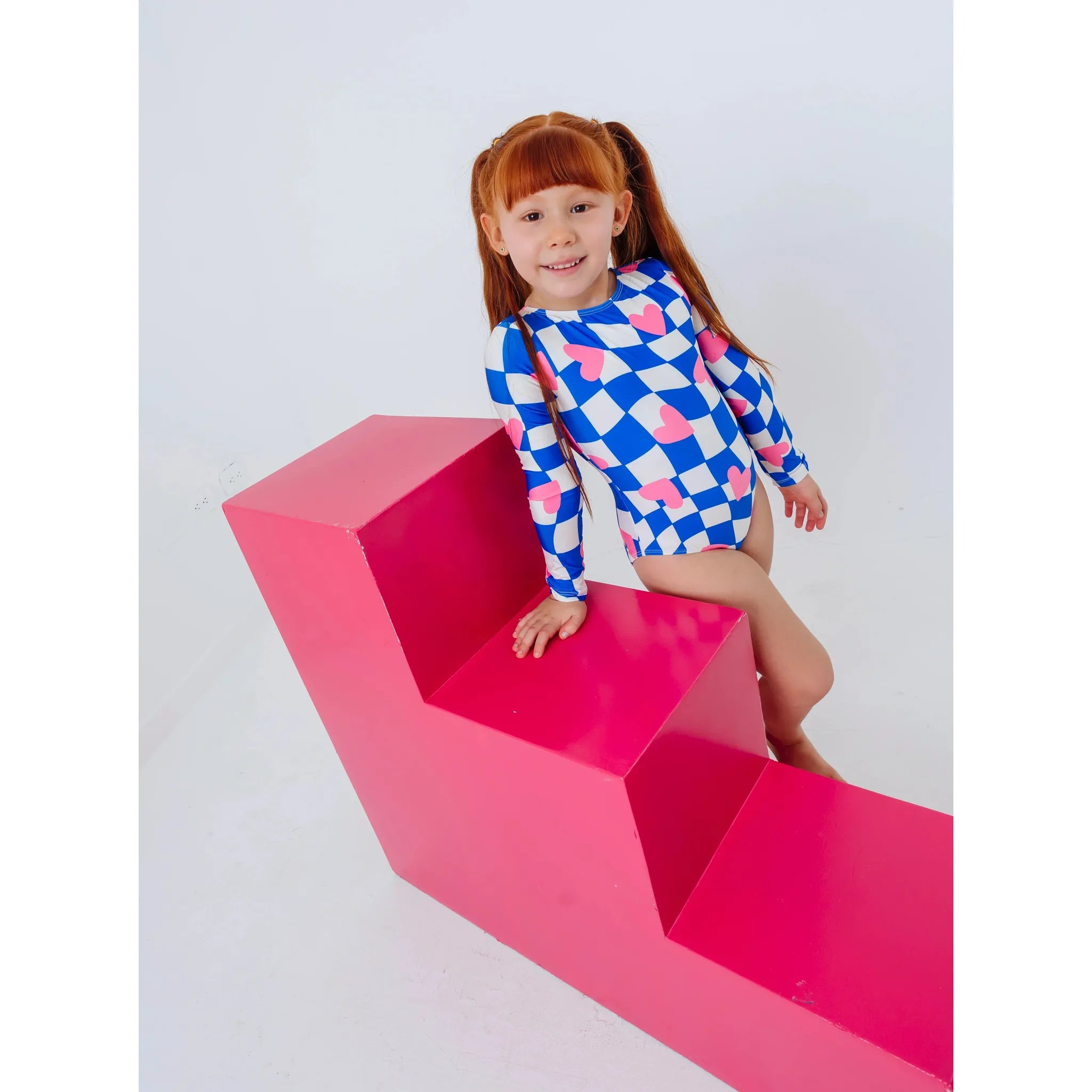 KIDS Swimwear Longsleeve swimsuit Funky Blue