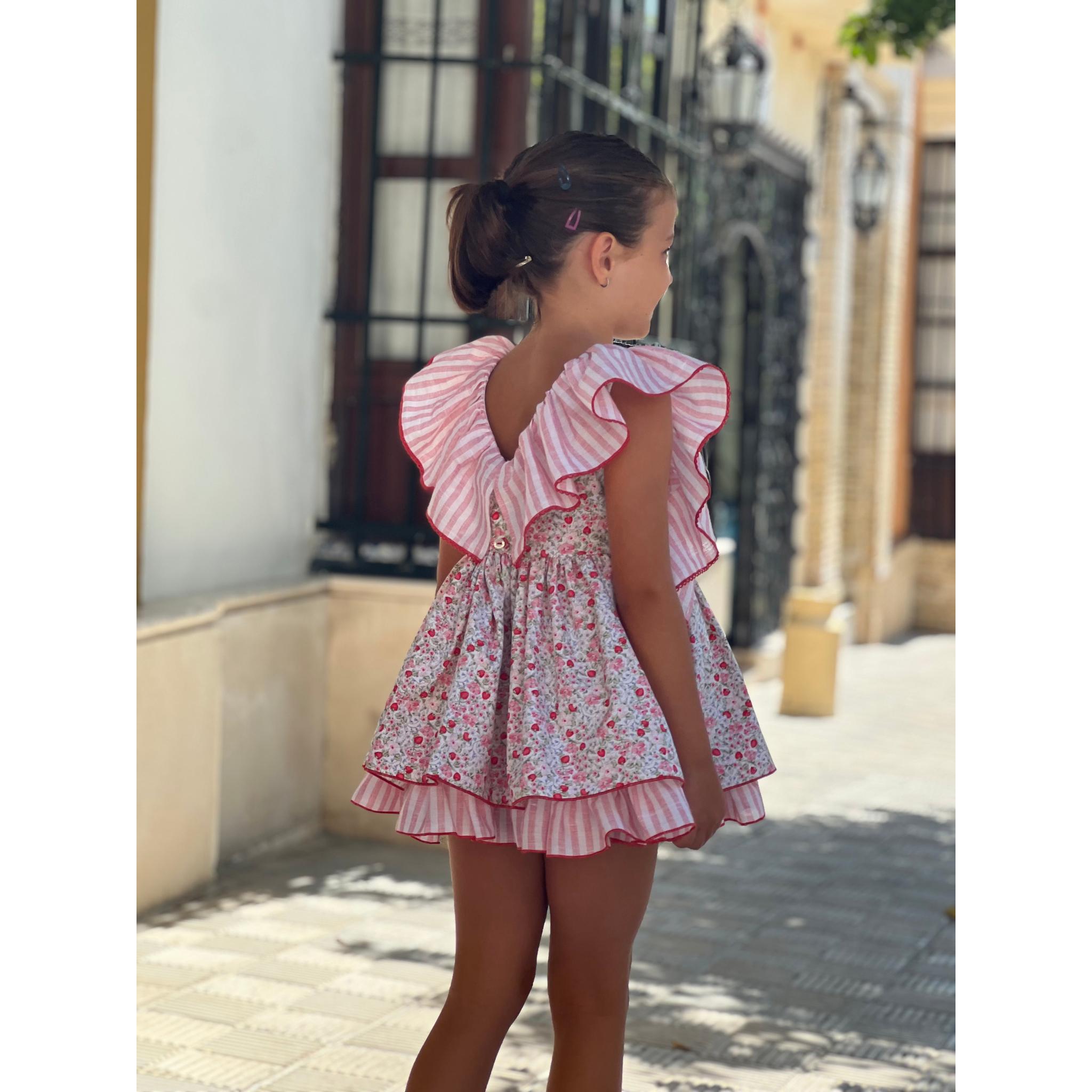 Strawberry Ruffle Dress
