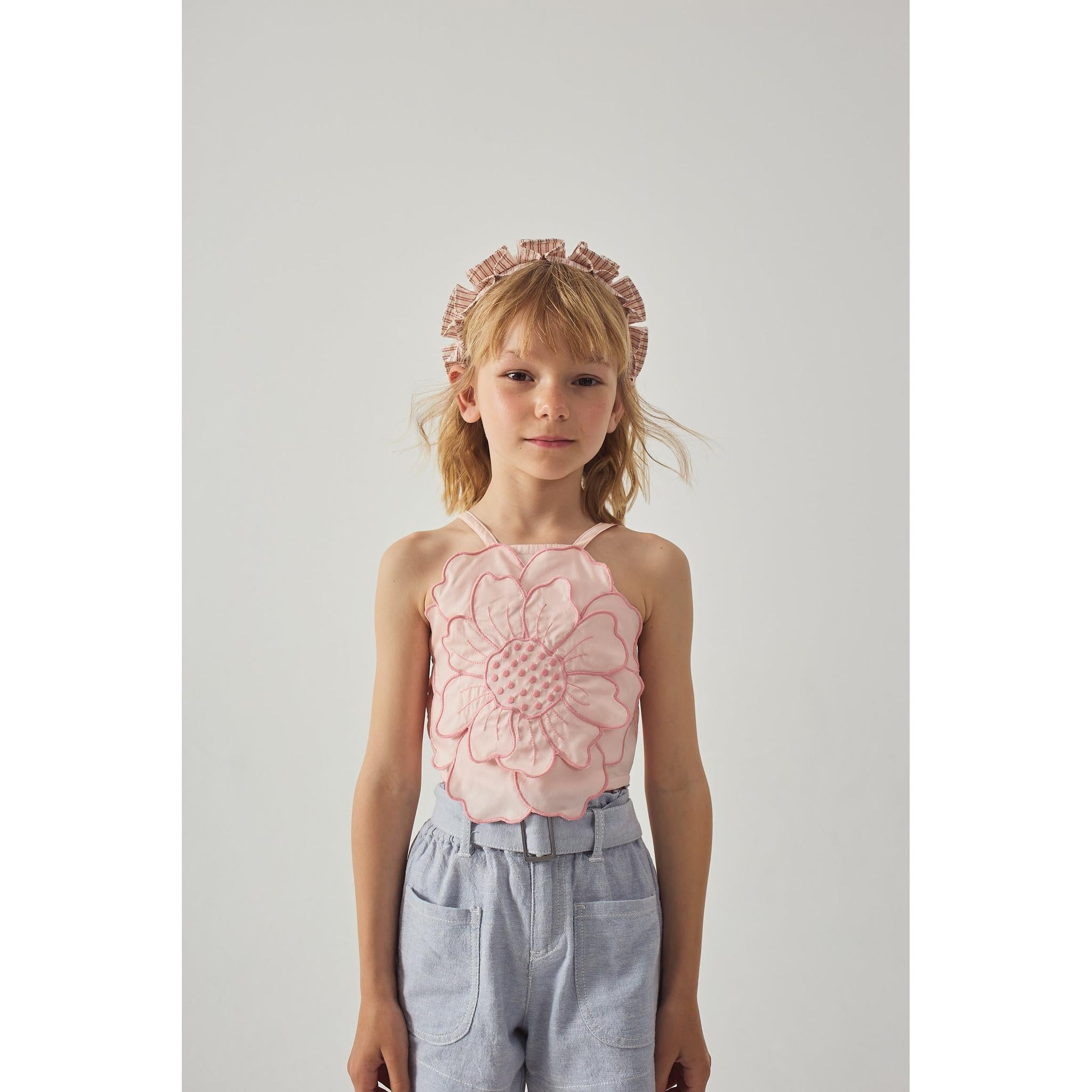 ELOISE HALTER TOP WITH LARGE FLOWER & ARIANA CARGO PANT