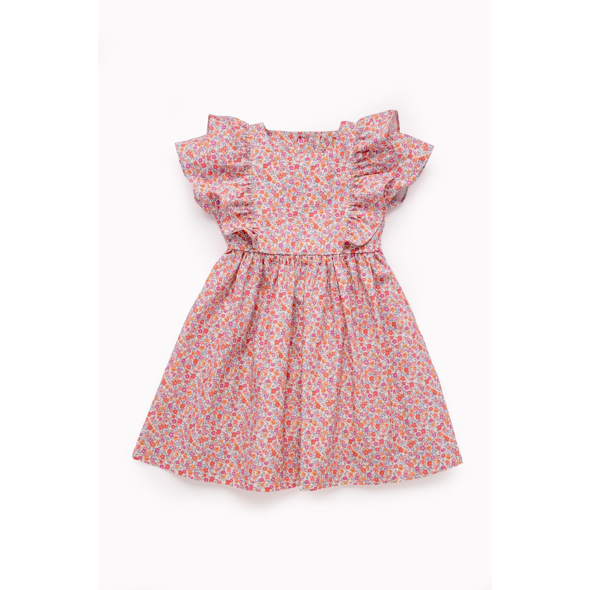 Ditsy Ruffle Dress