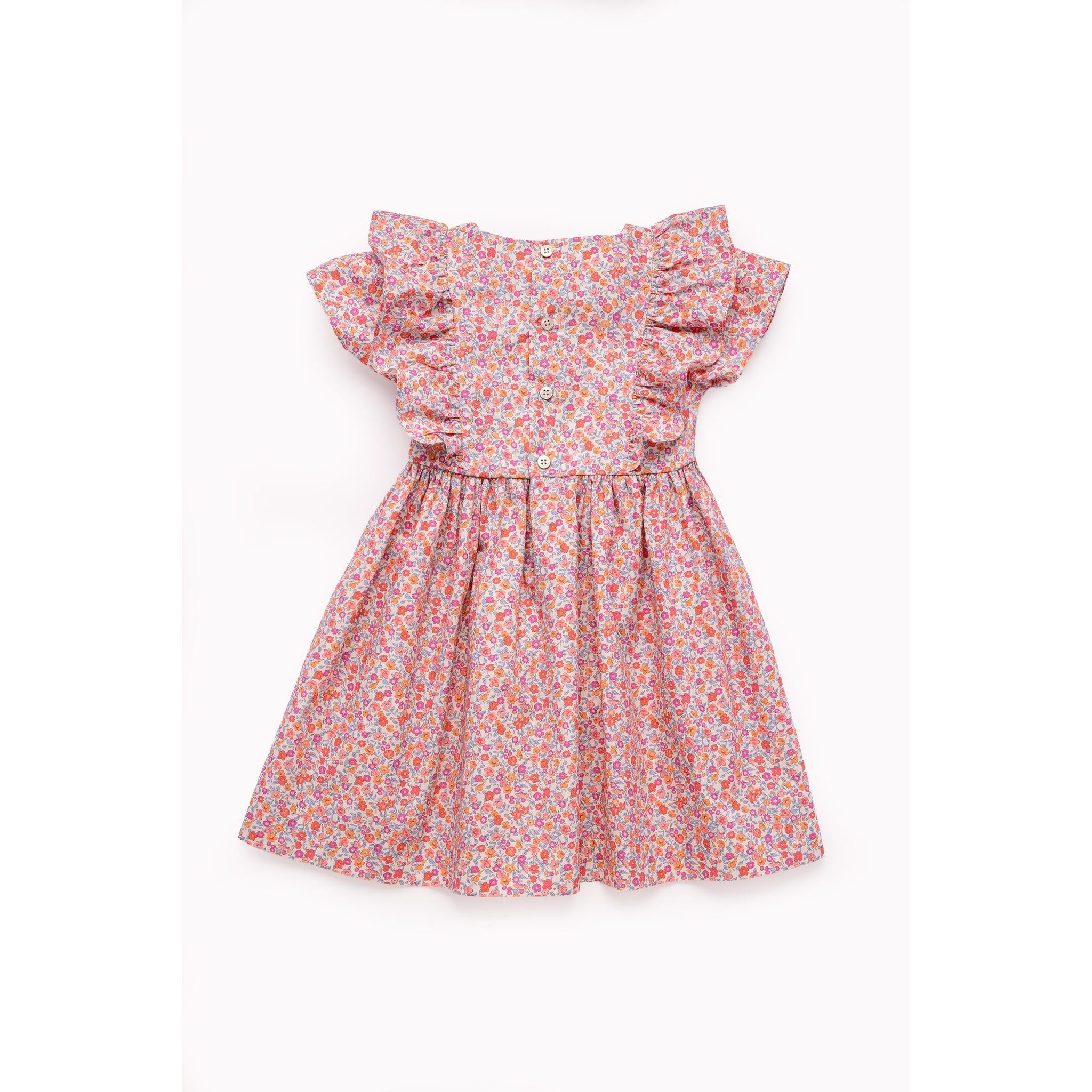 Ditsy Ruffle Dress