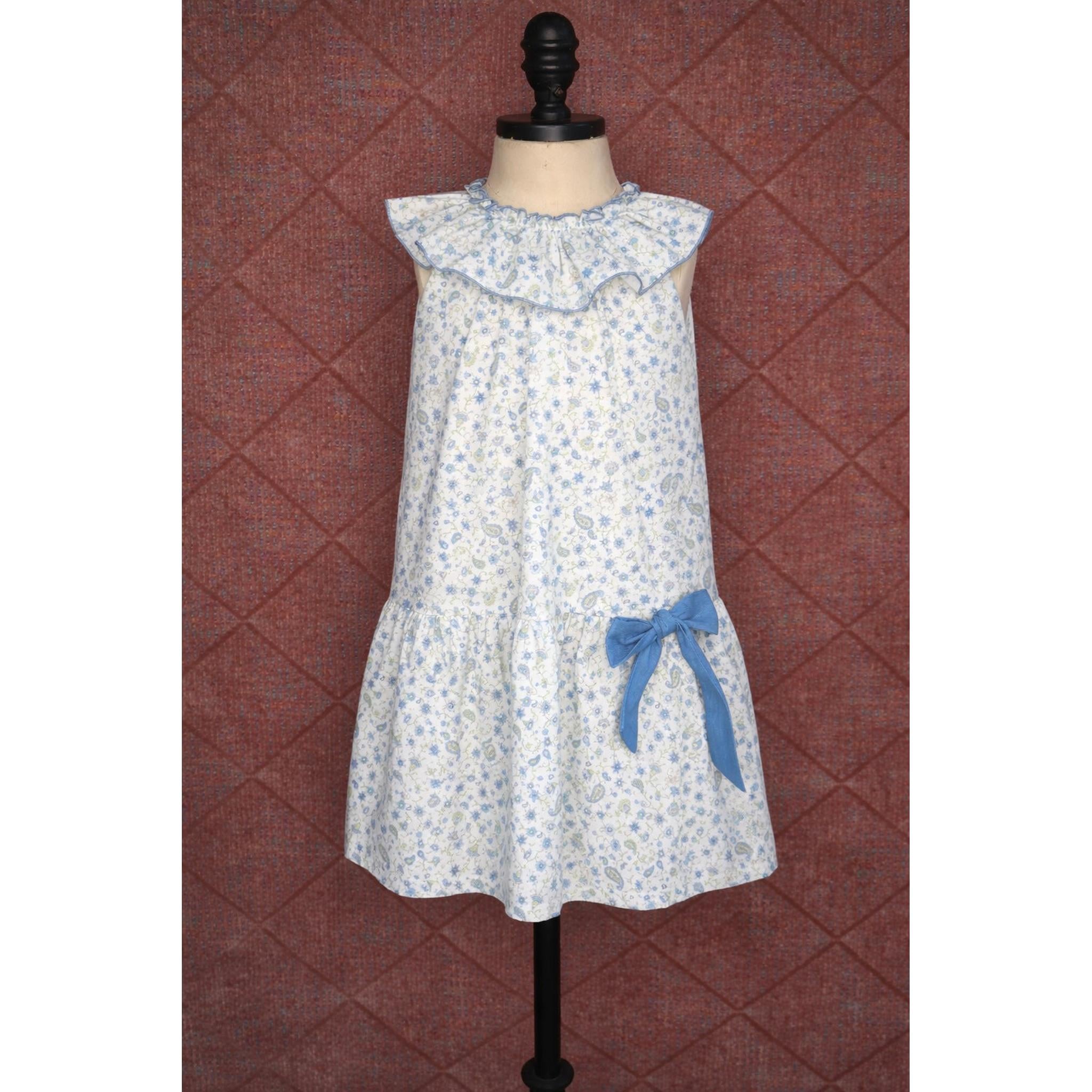 Vestido Cachemira Azul