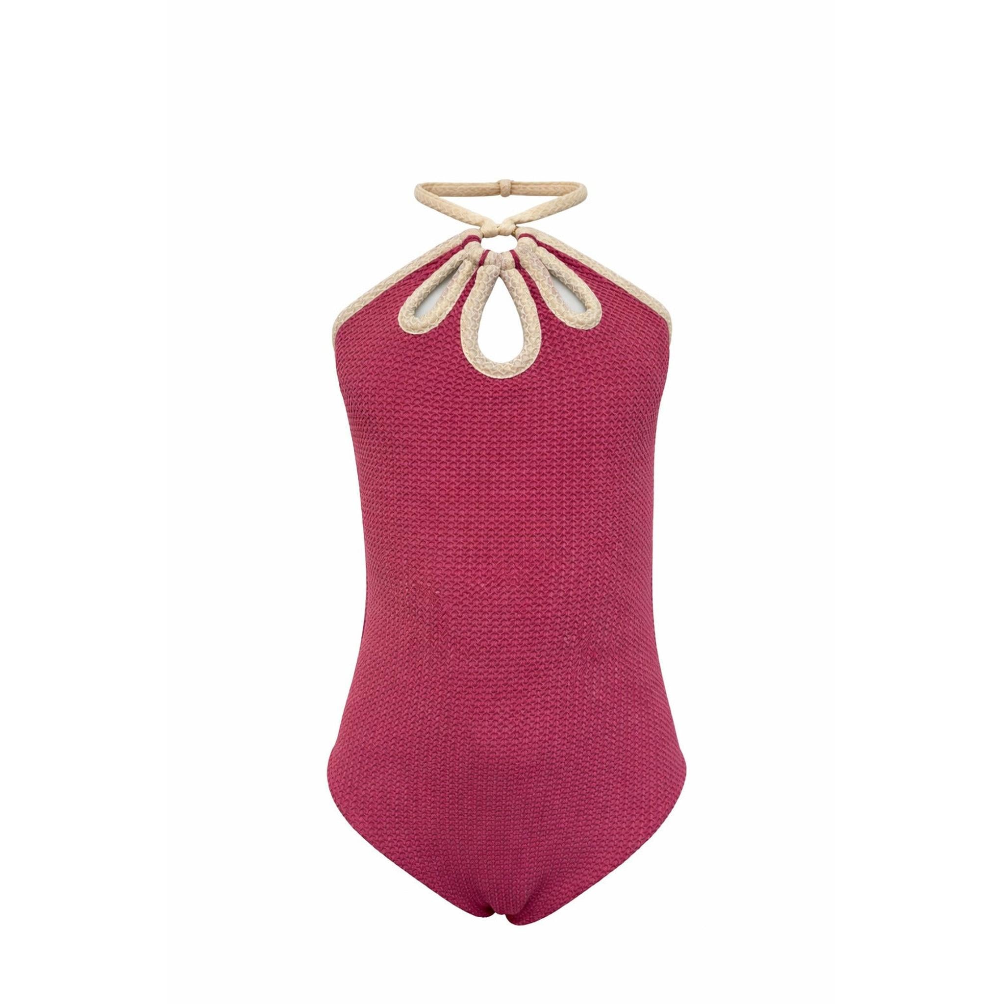 Pink Tricot One Piece Set