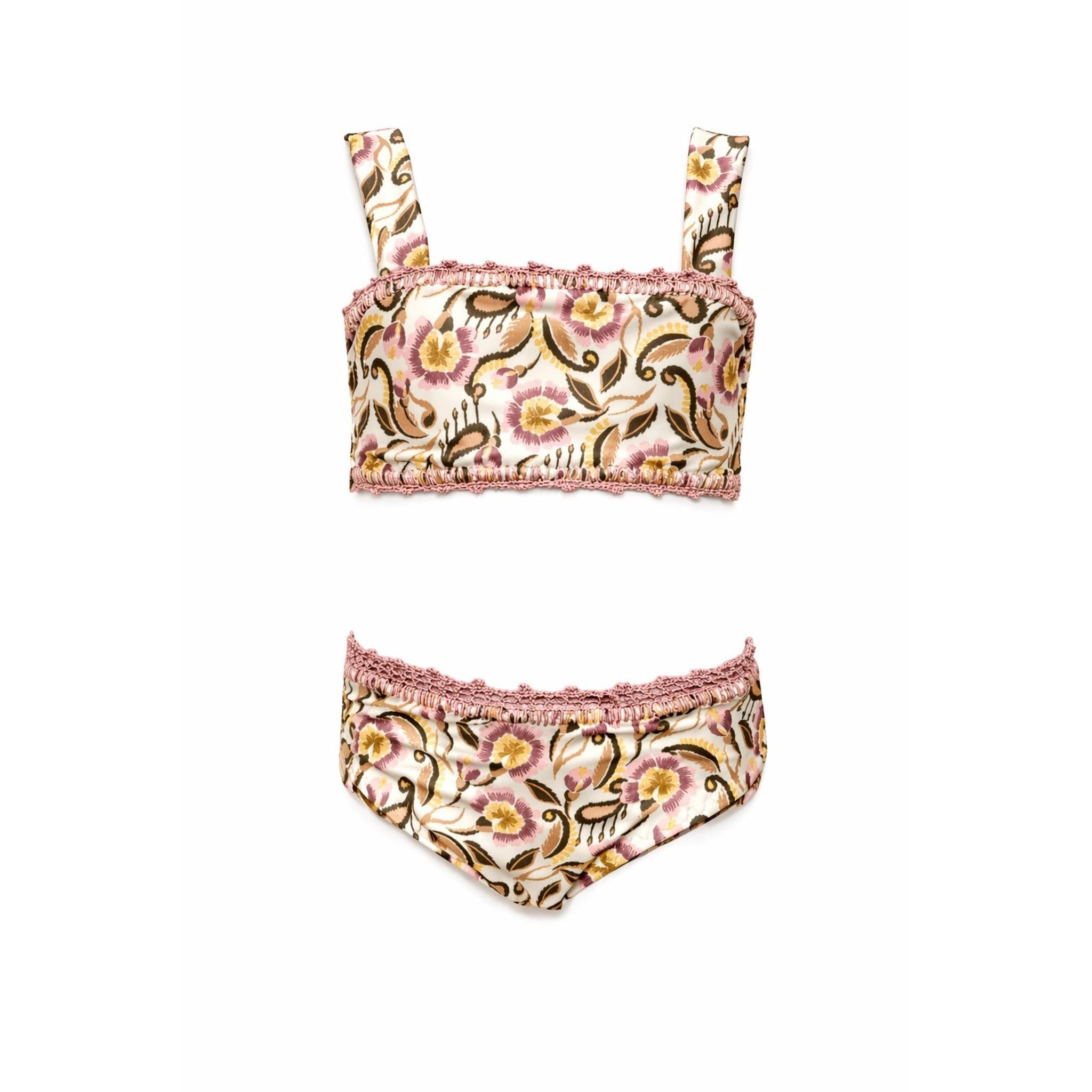 Yellow Flower Bikini Set