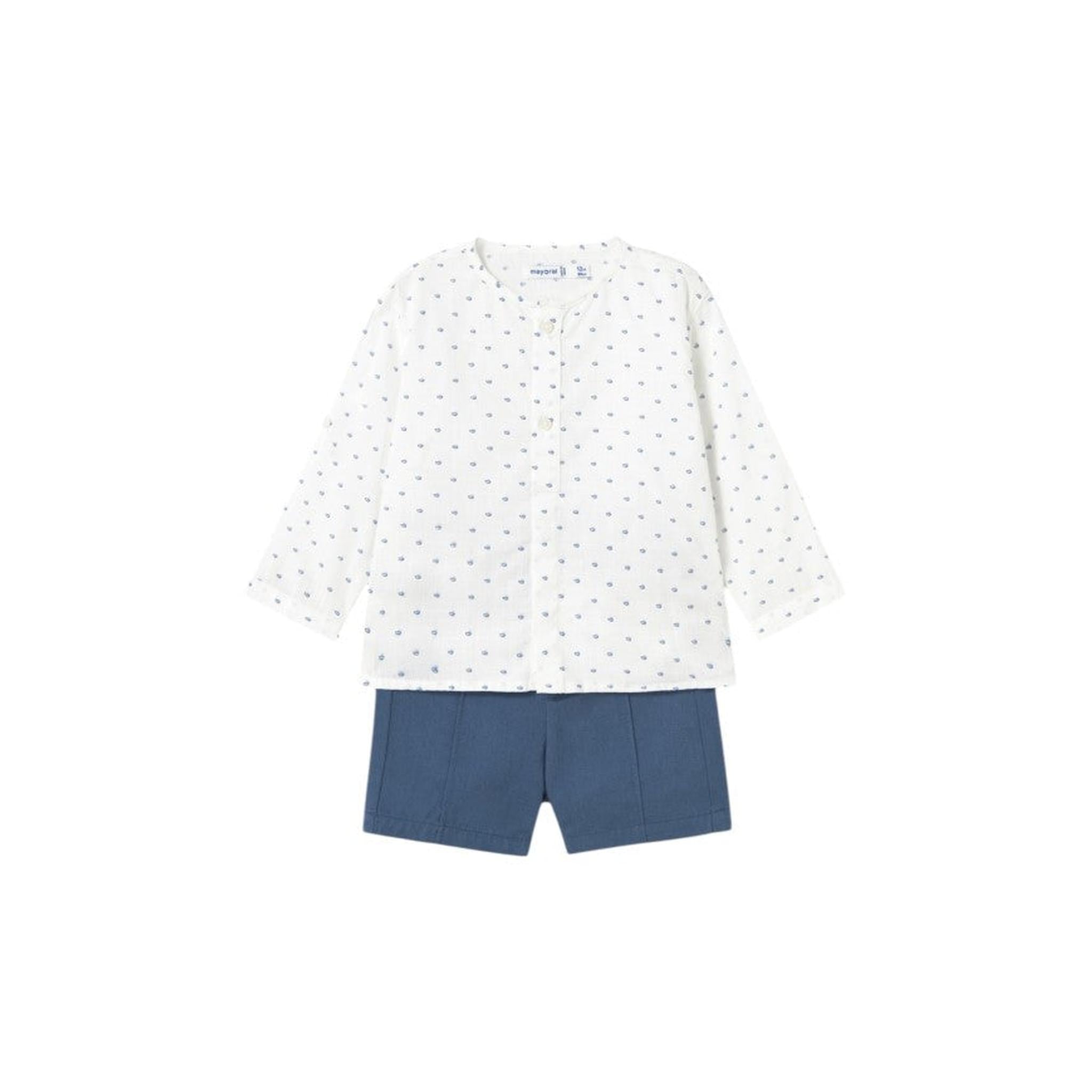 Baby Shorts and Printed Shirt Set