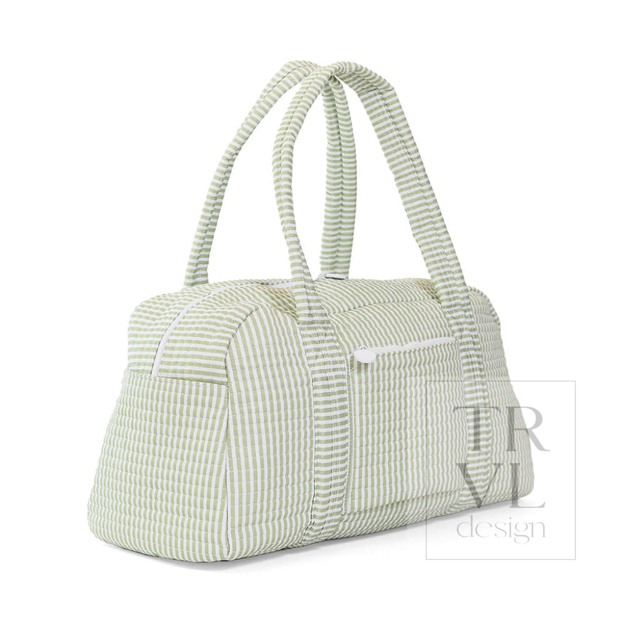 Quilted Grande Duffle - Pimlico Stripe Sage
