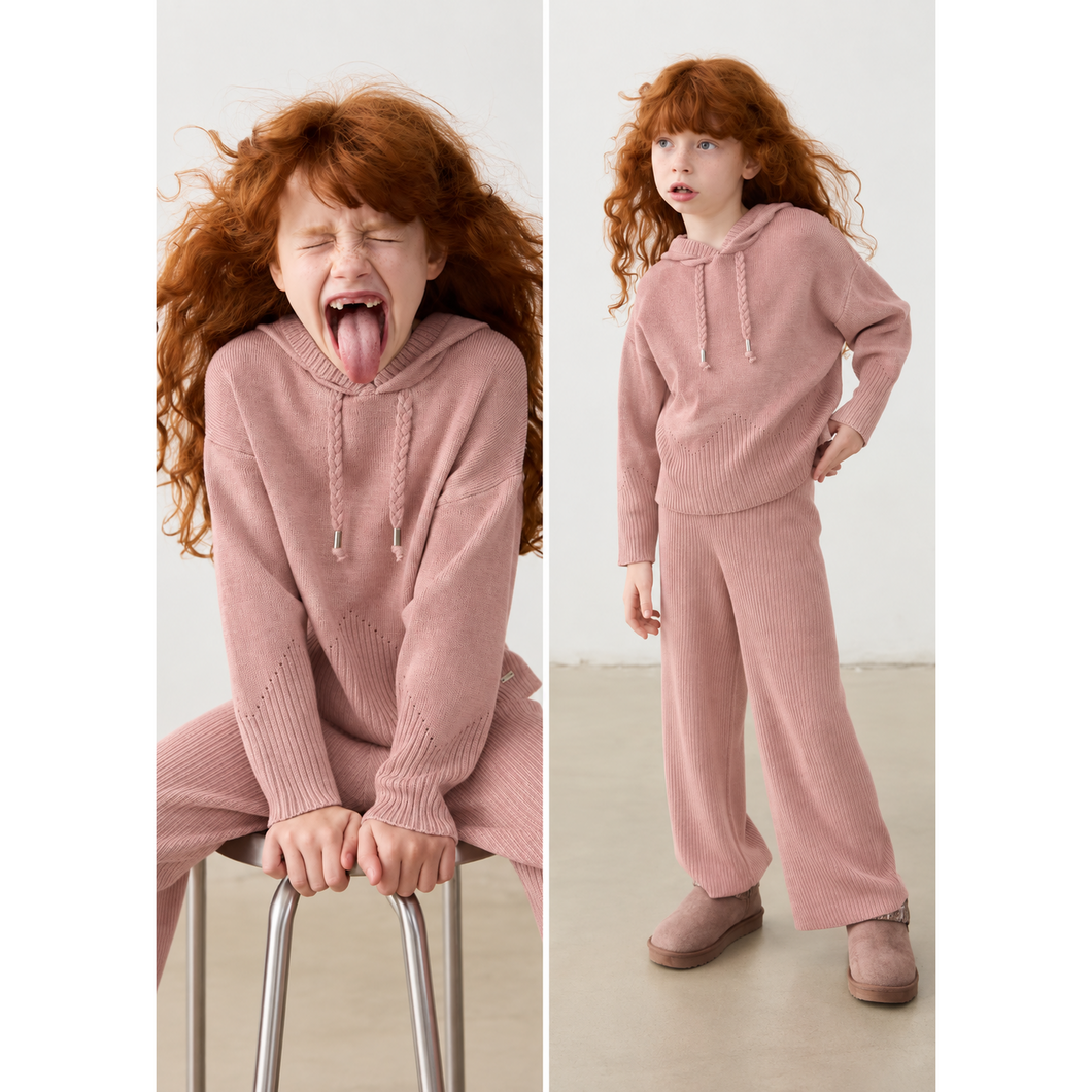 Girl Hoodie and Pants Set