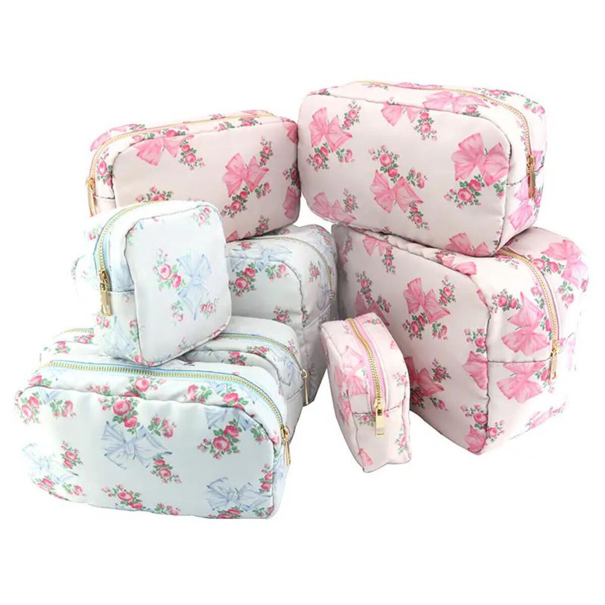 Petite Rose Pouches - Pink