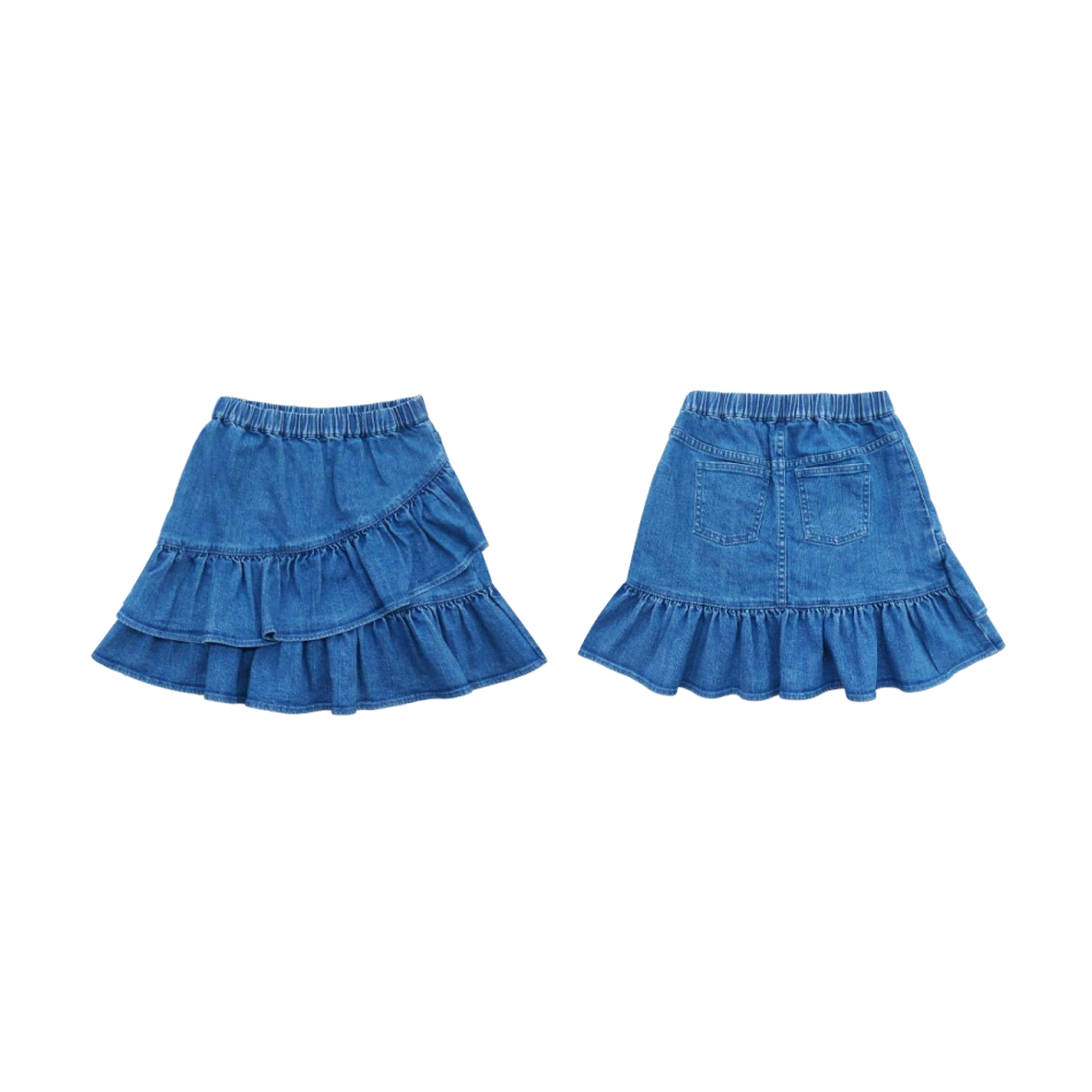 Celelse frill denim Set