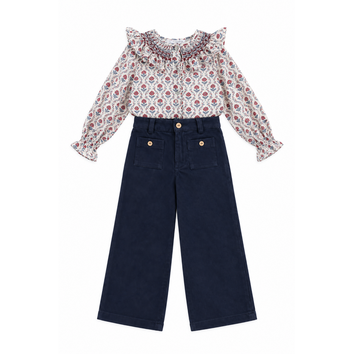 Conjunto Smock Berenjena