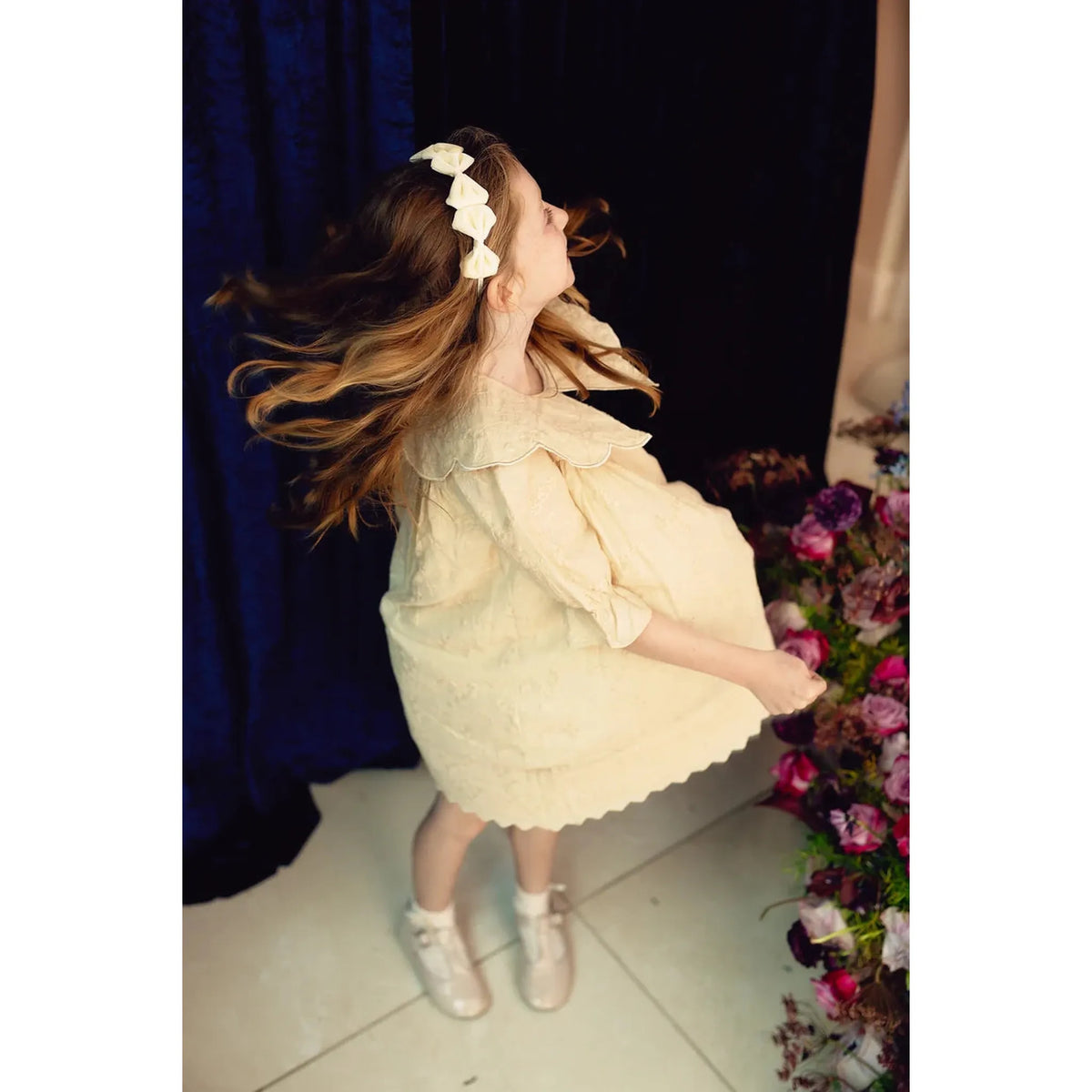 Tendu Velvet Bow Headband