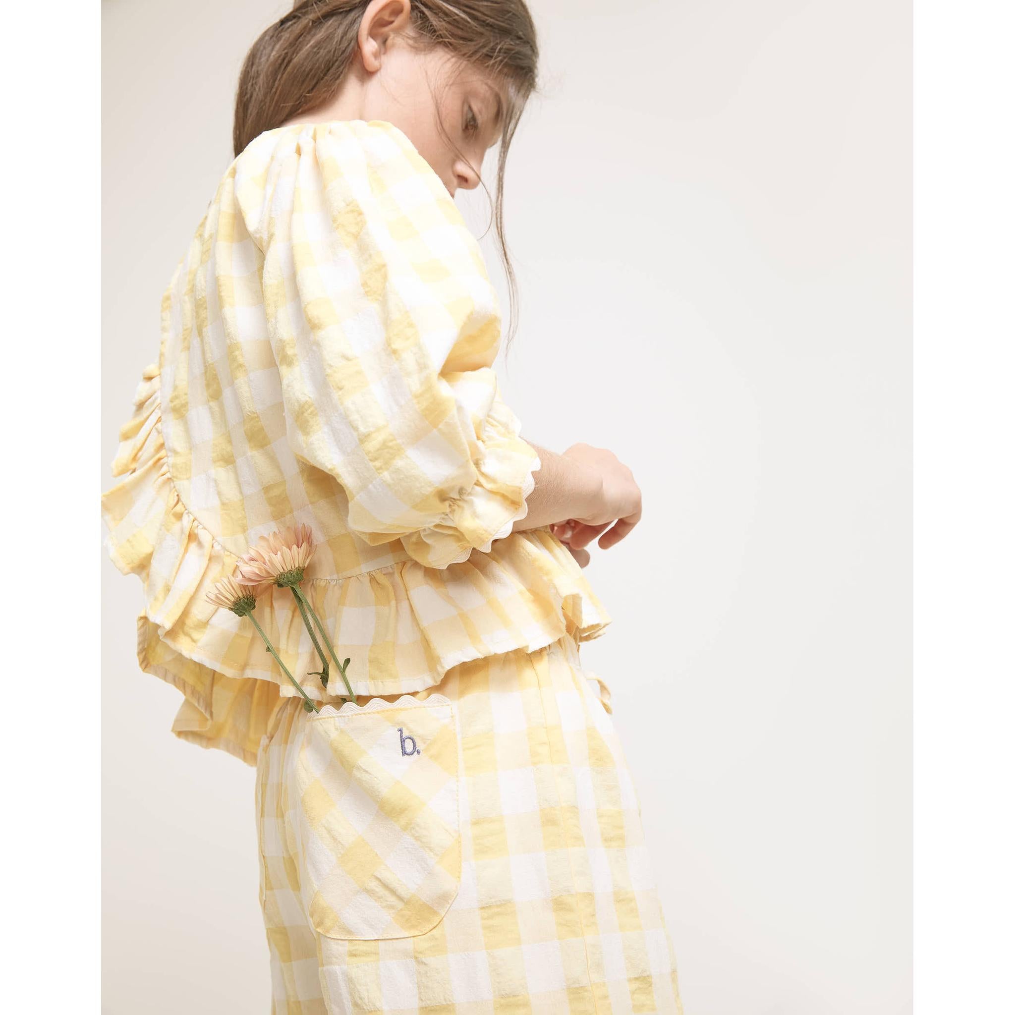 GIngham Trouser Set