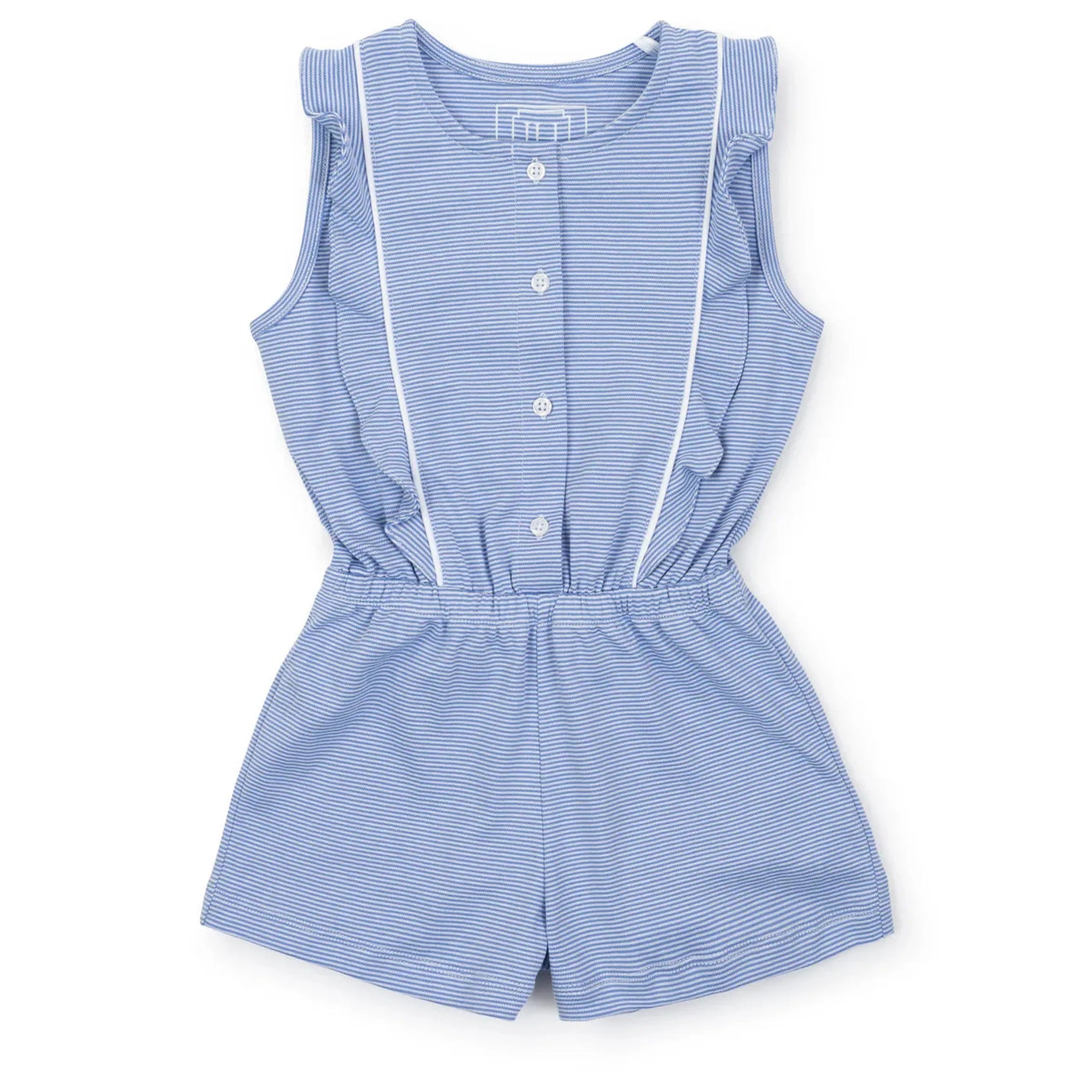 Lola Romper - Blue Stripes