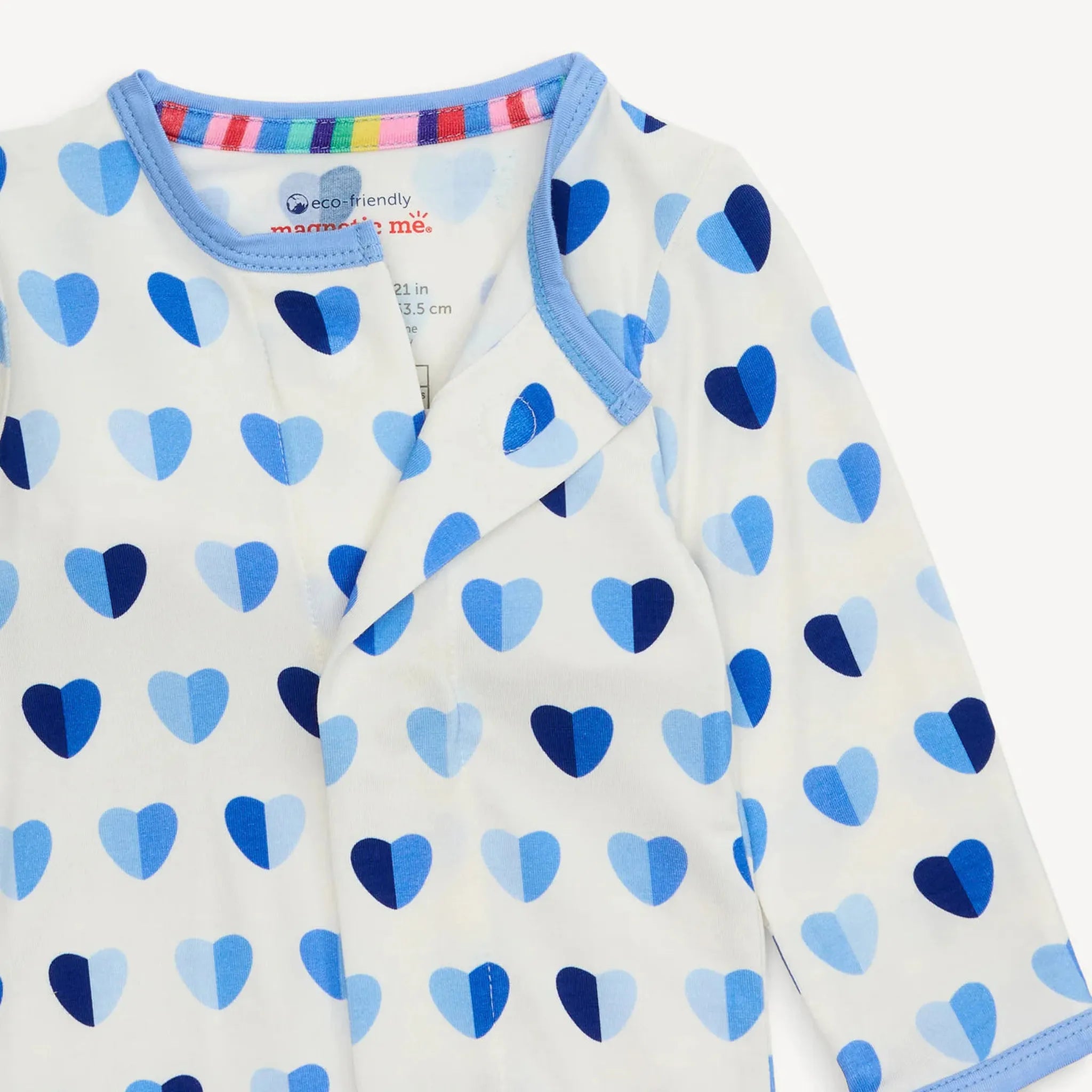Blue XOXO Modal Footie
