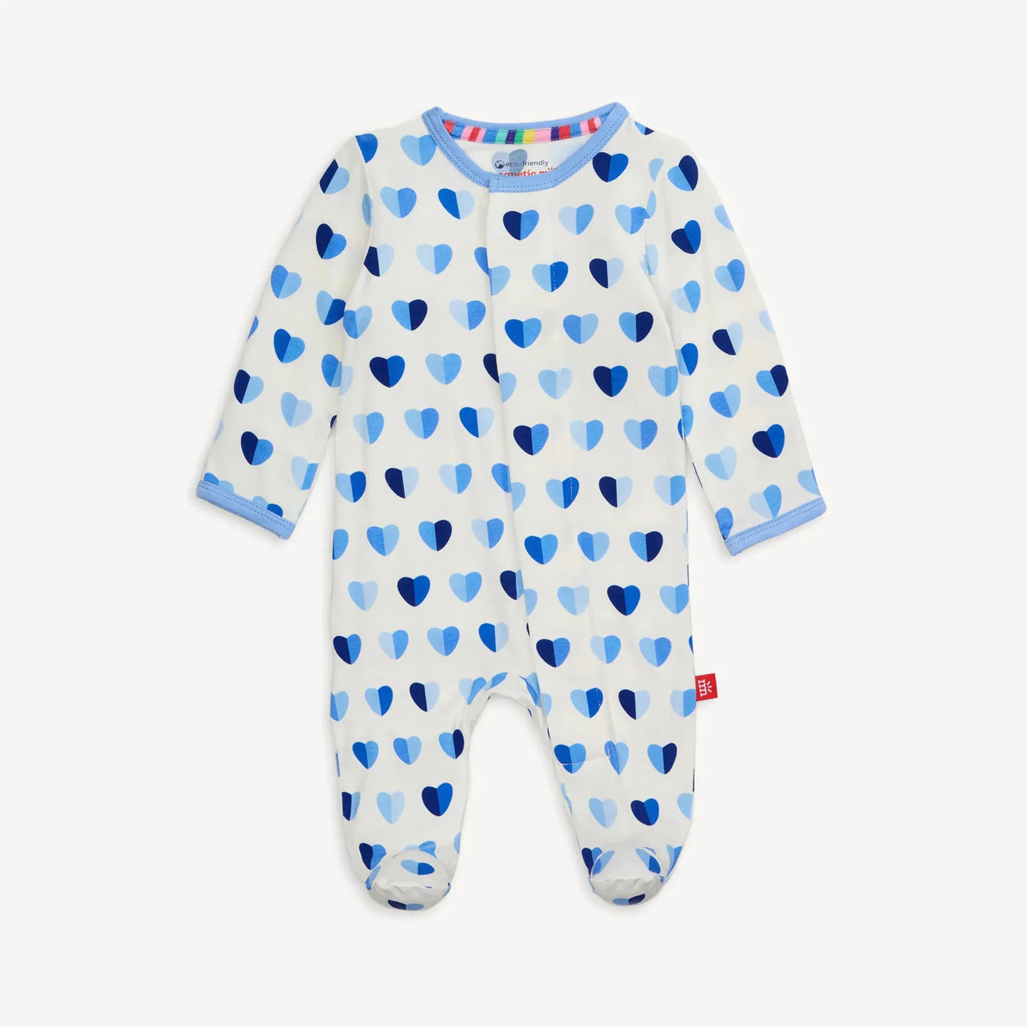 Blue XOXO Modal Footie