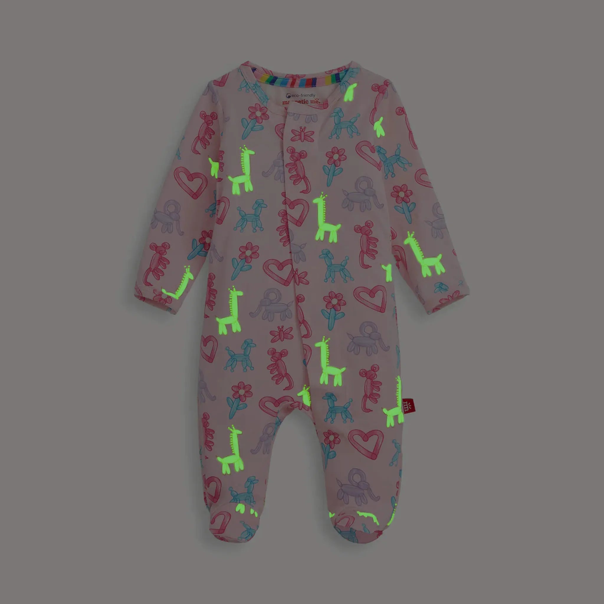 Pink Party Animals Glow In The Dark Mod Foot