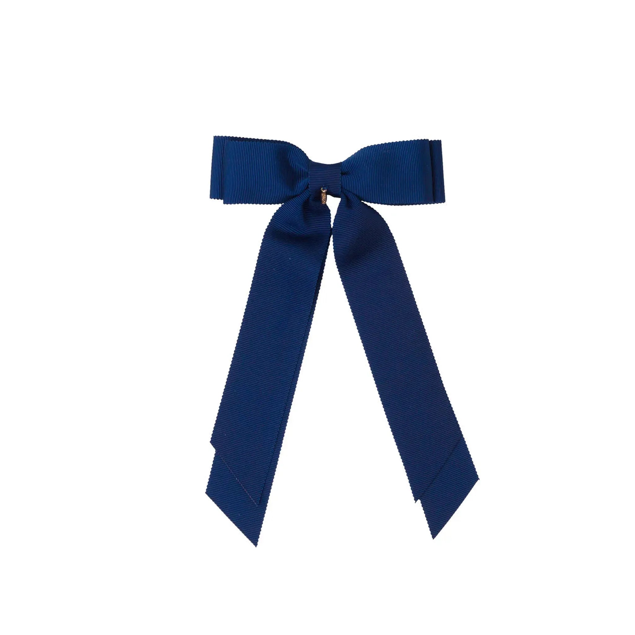 Madeline Petersham Long Tail Bow Clip