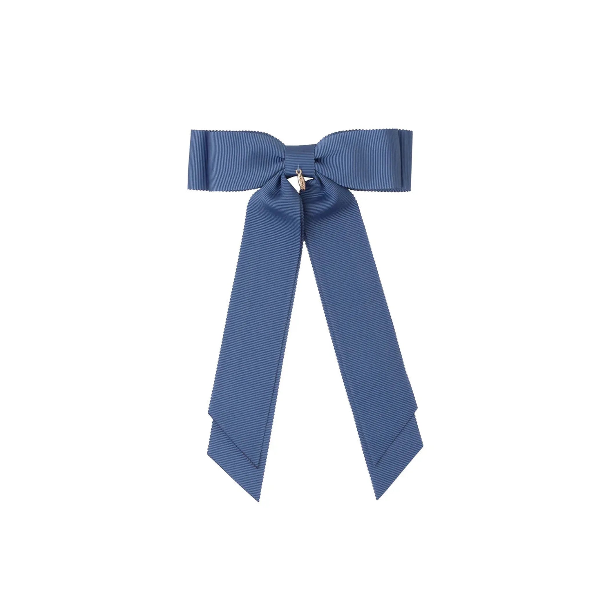 Madeline Petersham Long Tail Bow Clip