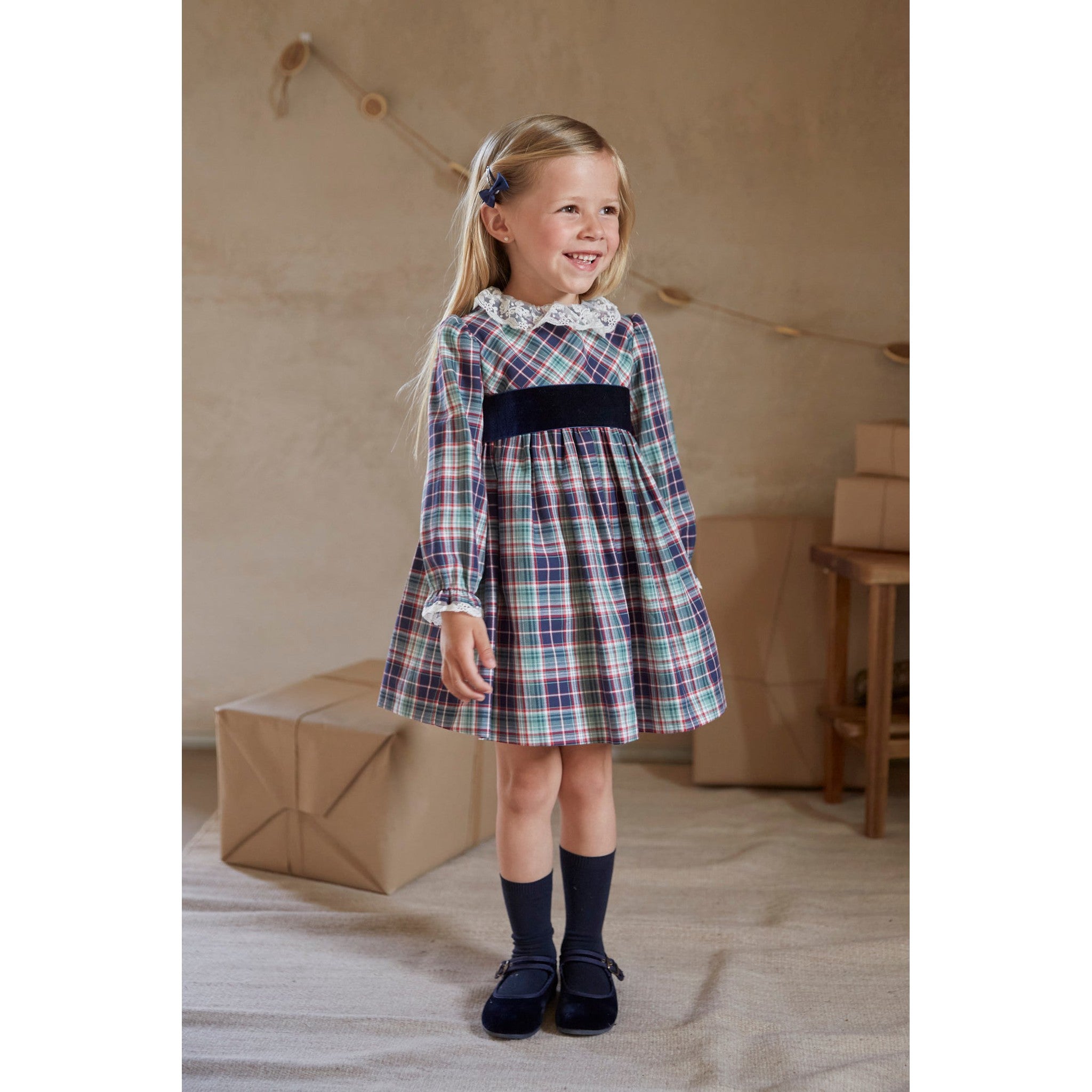 Natale Tartan Dress