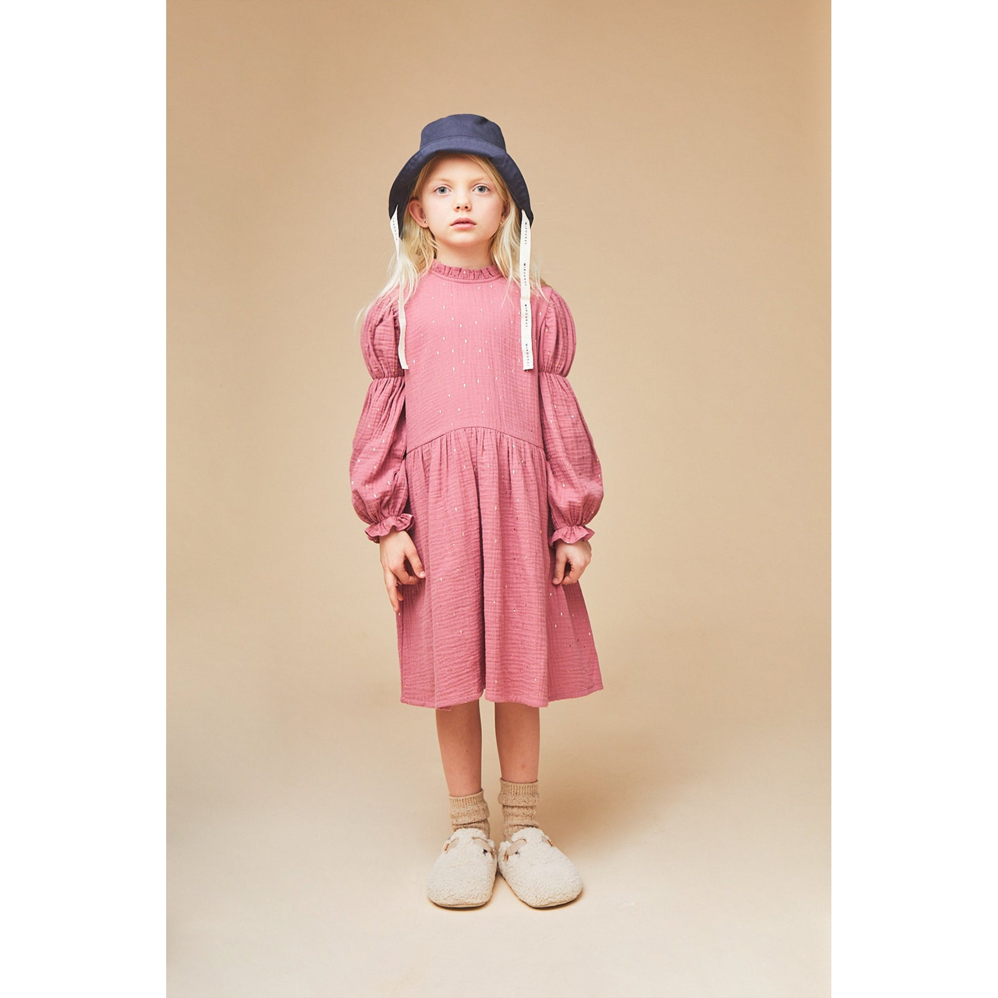 Emilie Muslin Dress - Pink