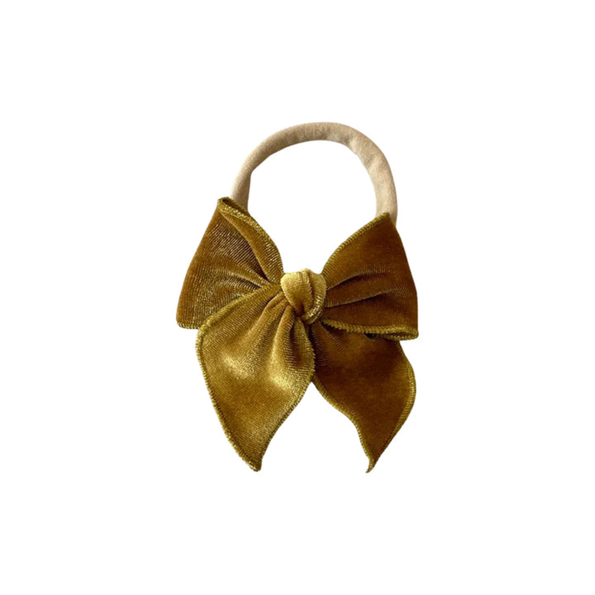 Velvet Fay Small Bow  Headband- Several Colors