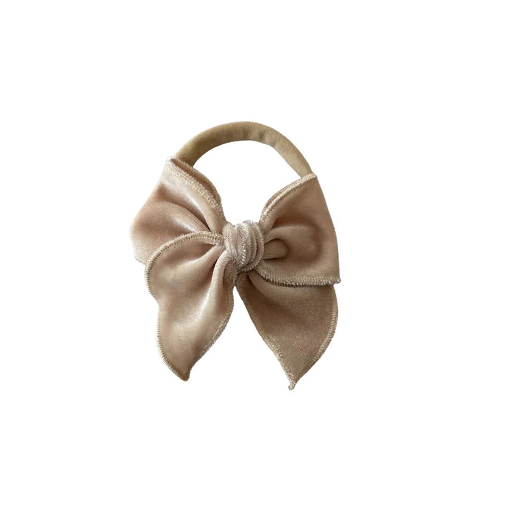 Velvet Fay Small Bow  Headband- Several Colors