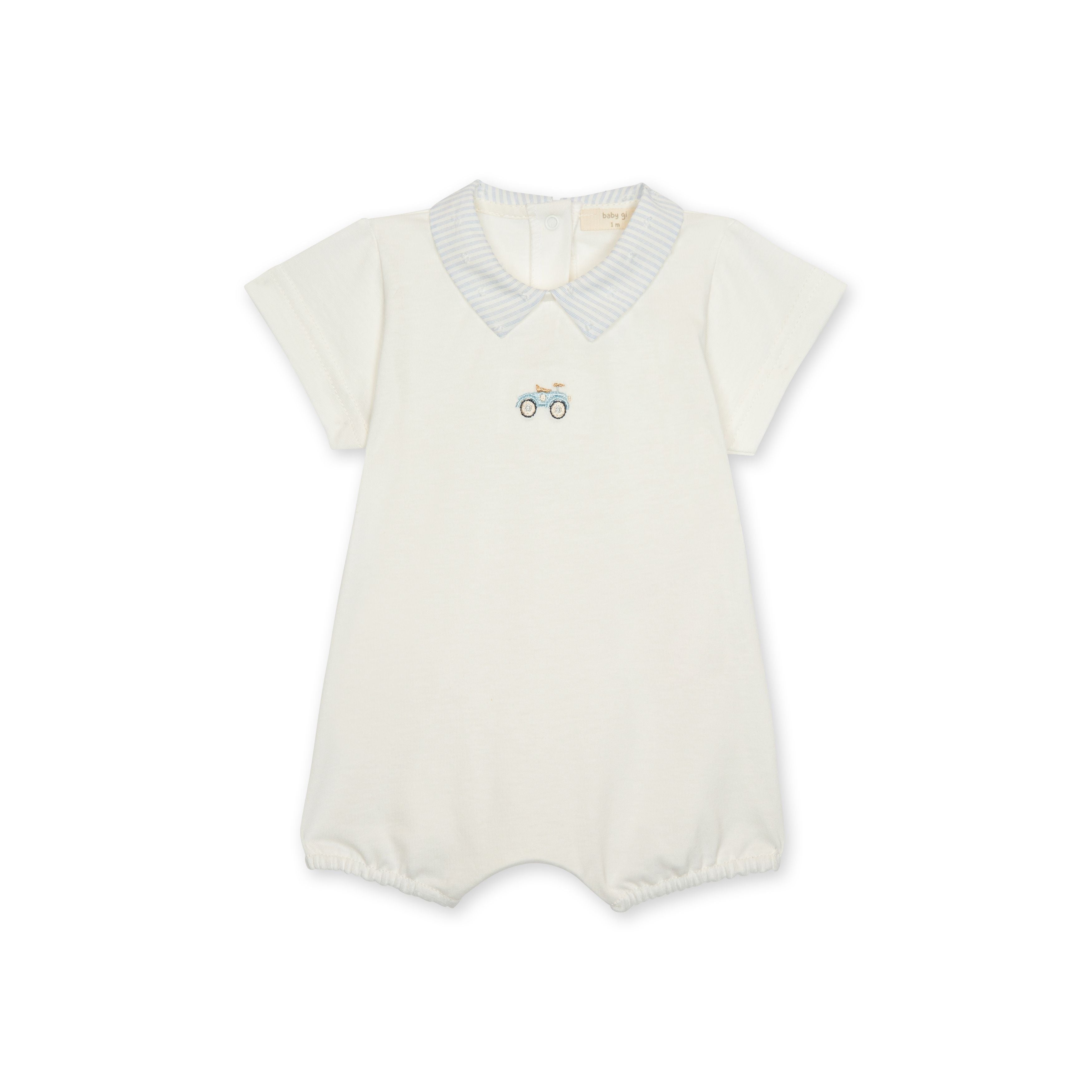 Embroidered Car Romper