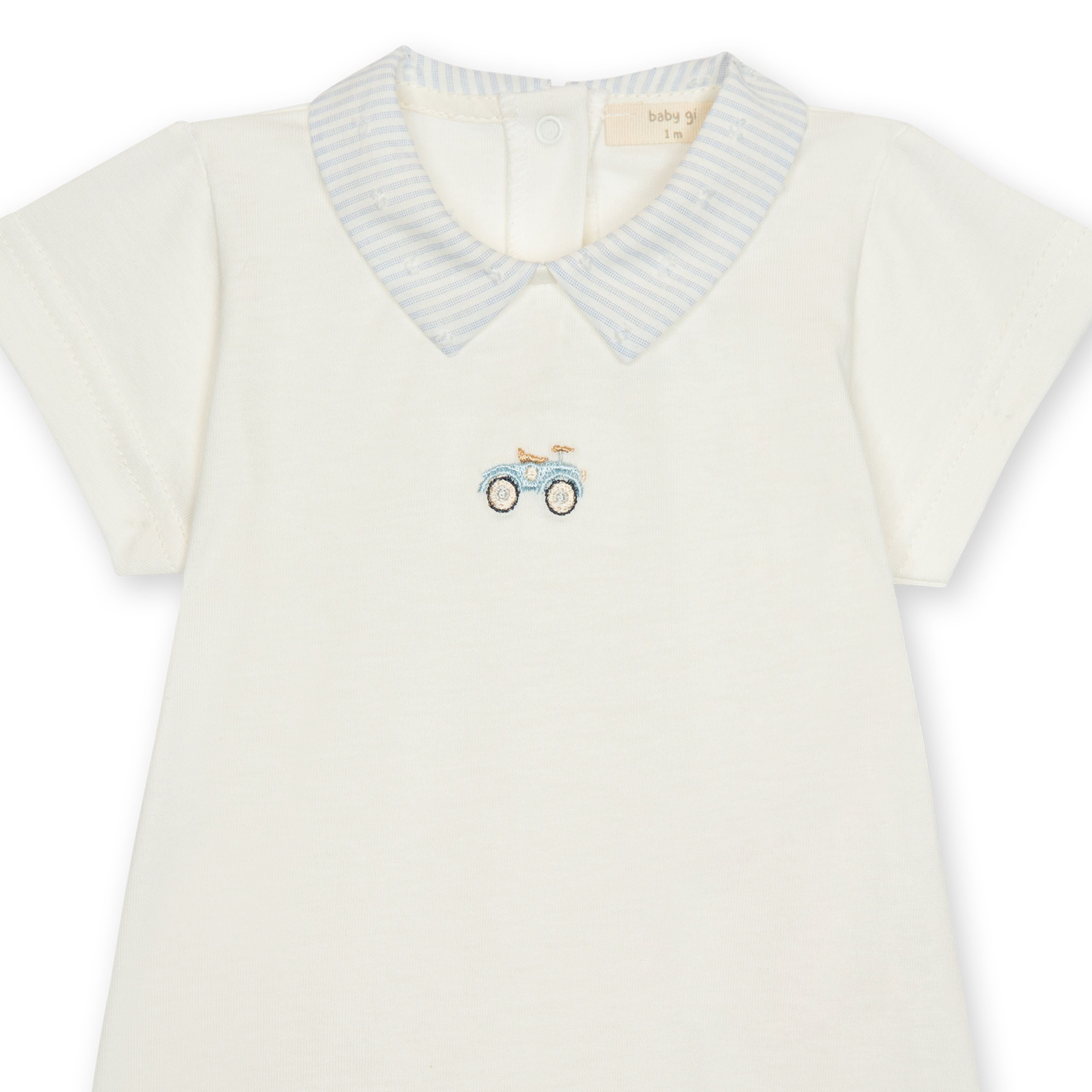 Embroidered Car Romper