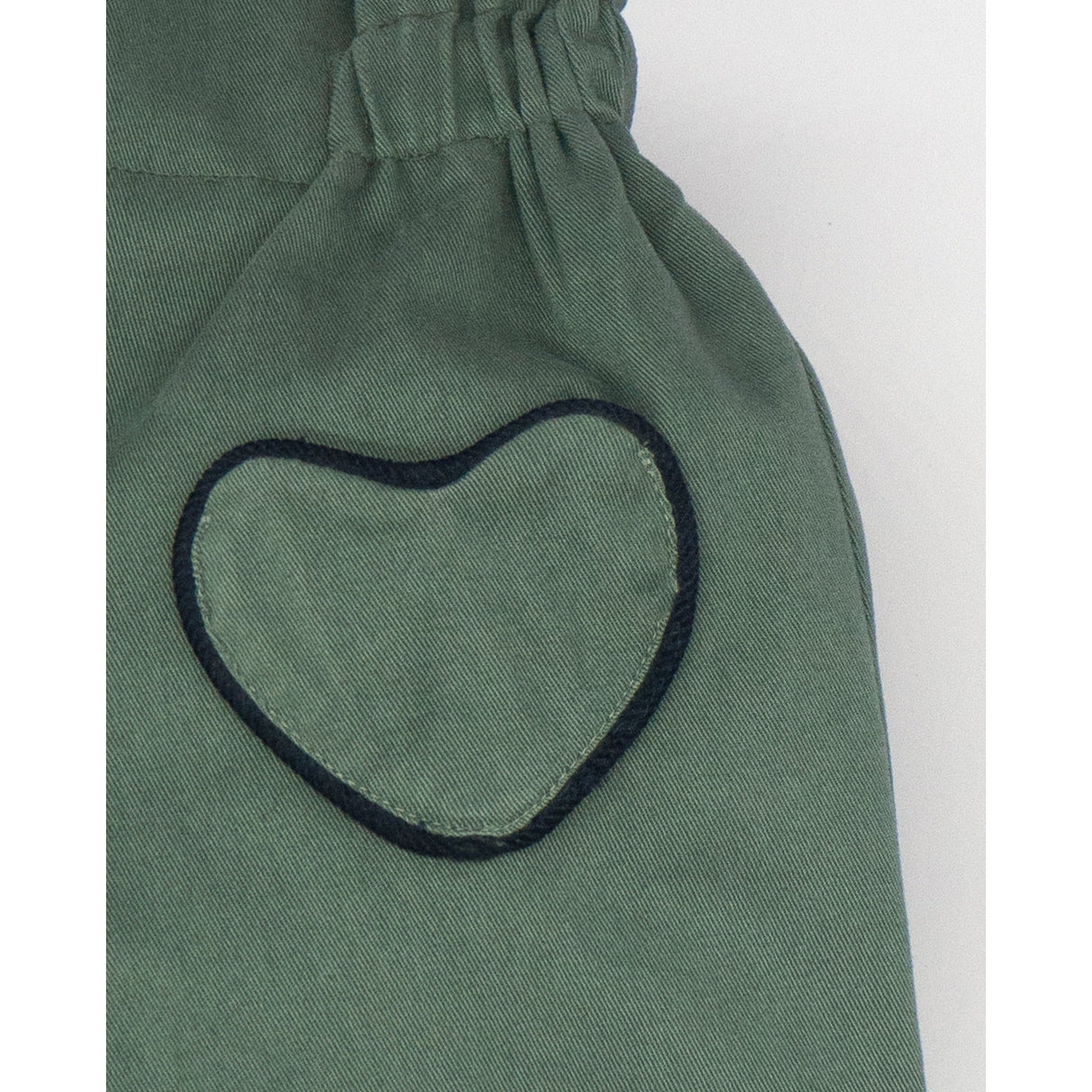 Olive Green Heart Pant Set