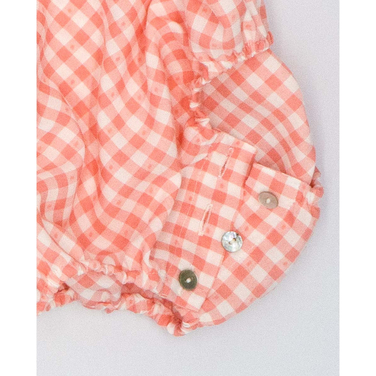 Orange Bow Romper