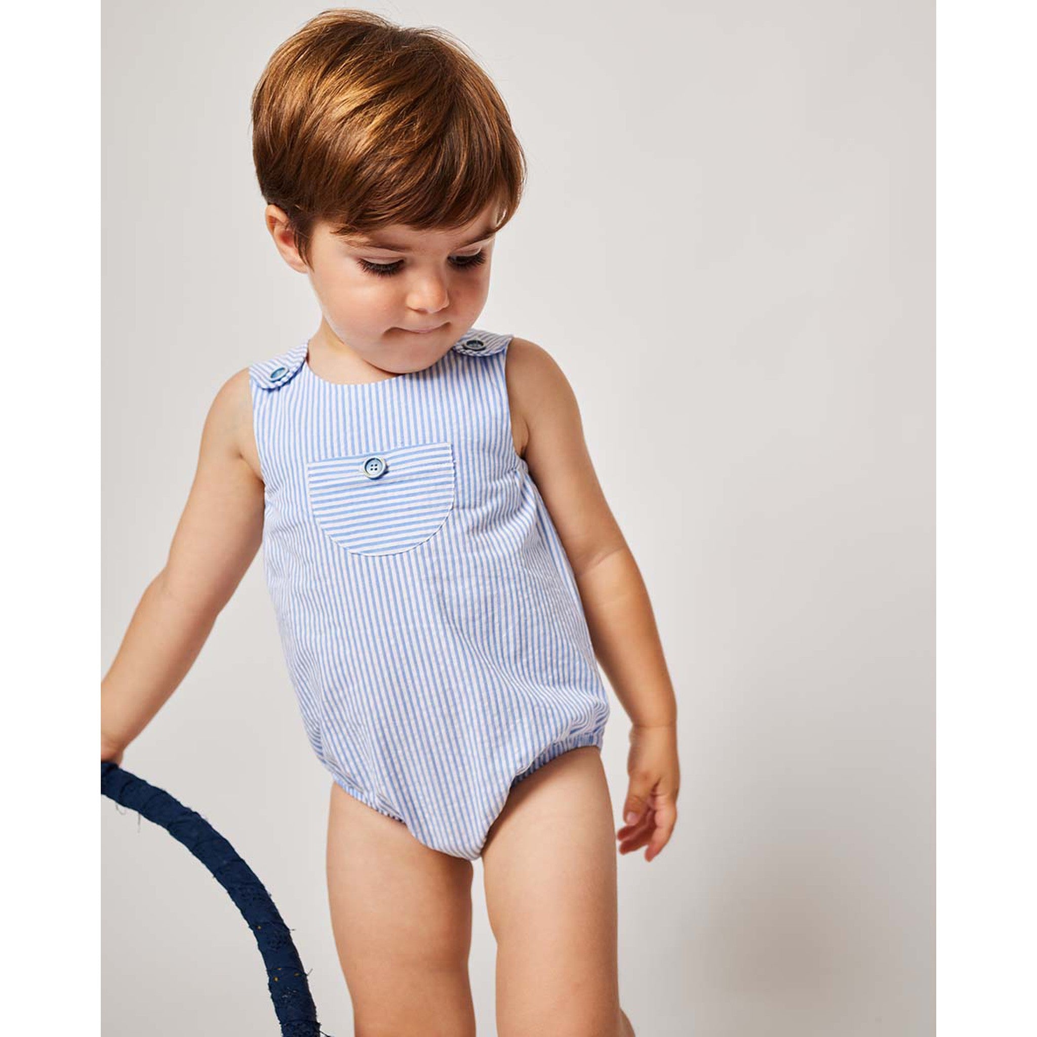 Seersucker Romper